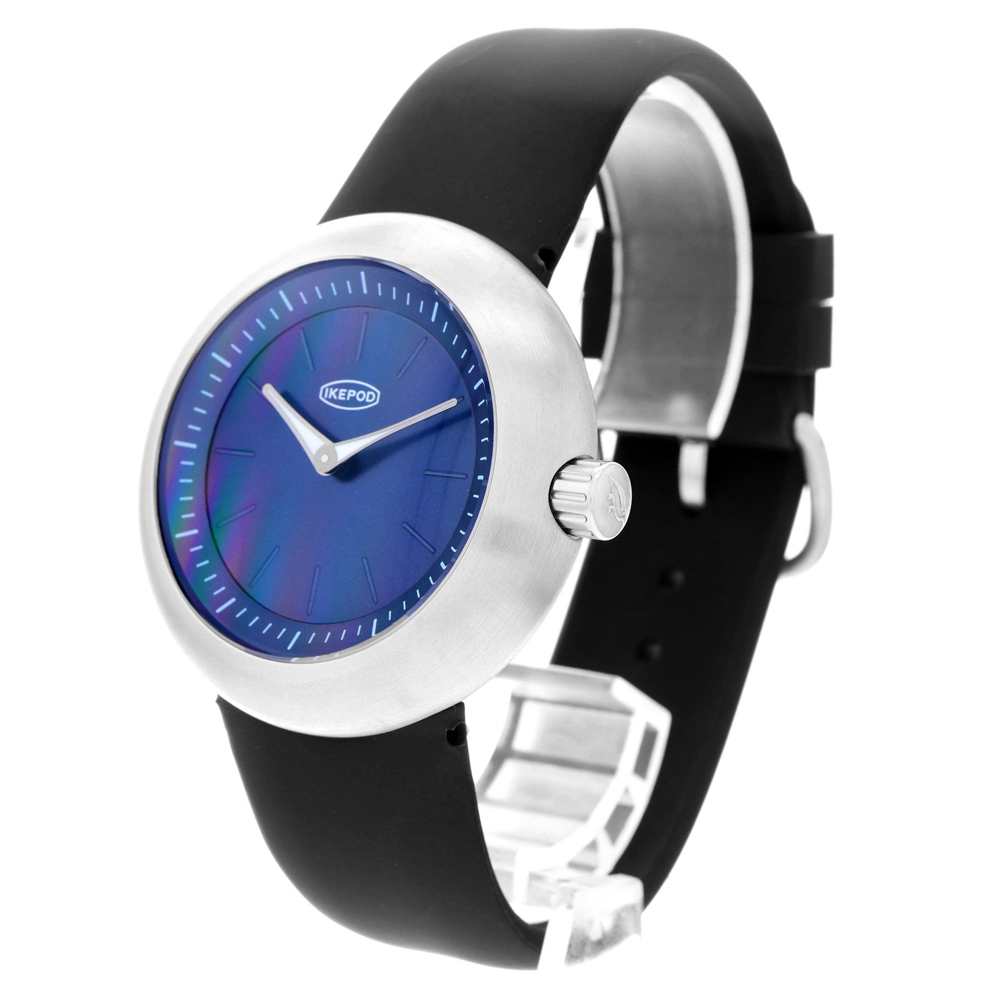 Ikepod Duopod Midnight Blue 008 D008 NEVER-WORN-WATCH-CLOSEOUT thumbnail 2