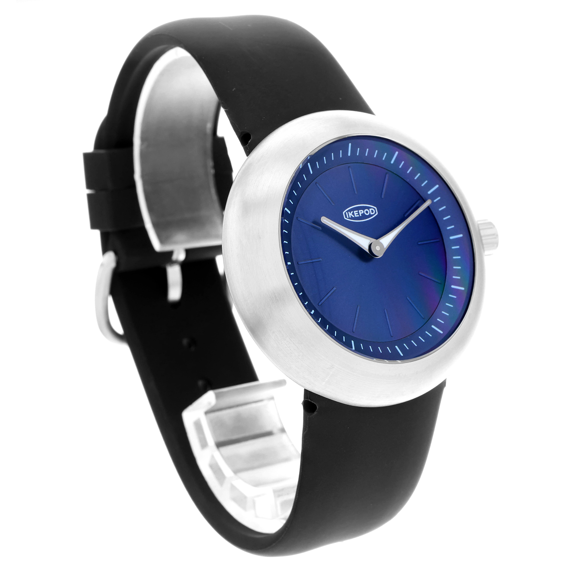 Ikepod Duopod Midnight Blue 008 D008 NEVER-WORN-WATCH-CLOSEOUT thumbnail 4