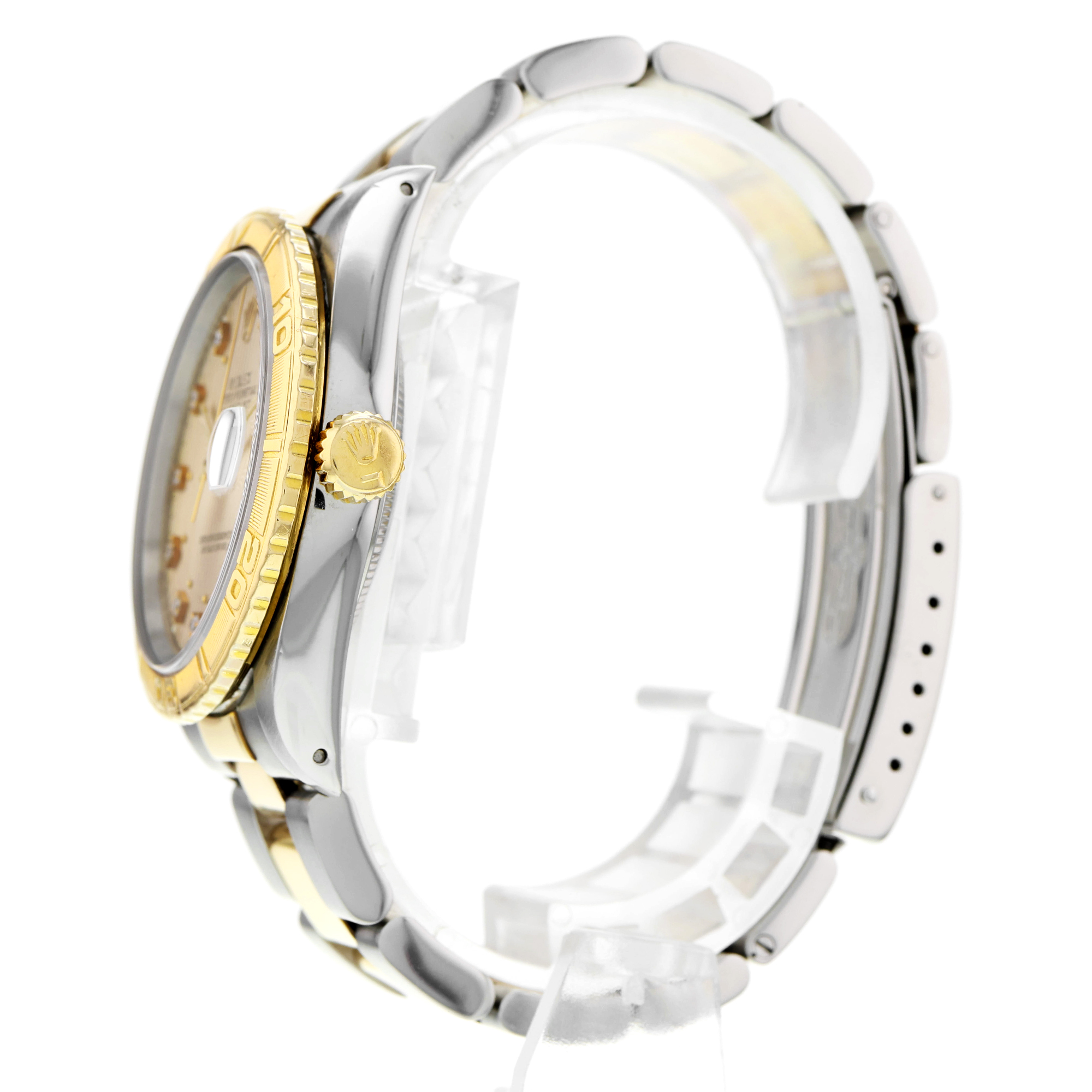 Rolex Datejust 36mm 16263 Turn-O-Graph Yellow factory diamonds dial two tone thumbnail 5