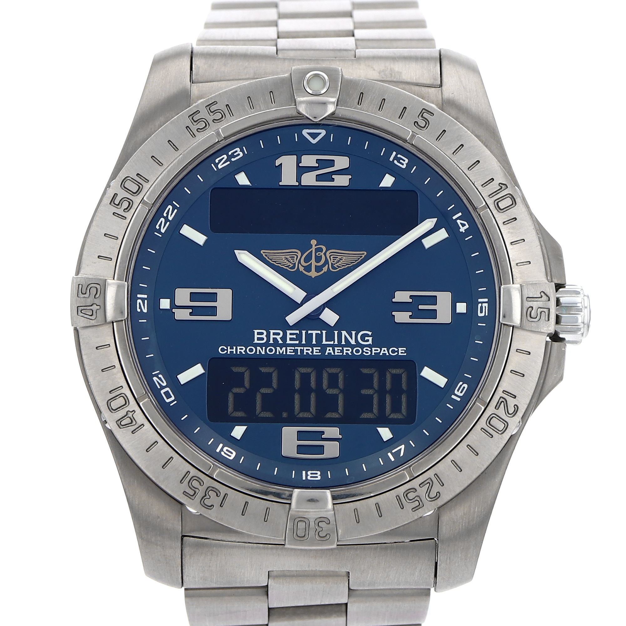 Breitling Aerospace Avantage E79362 Blue Arabic Quartz GMT thumbnail 1