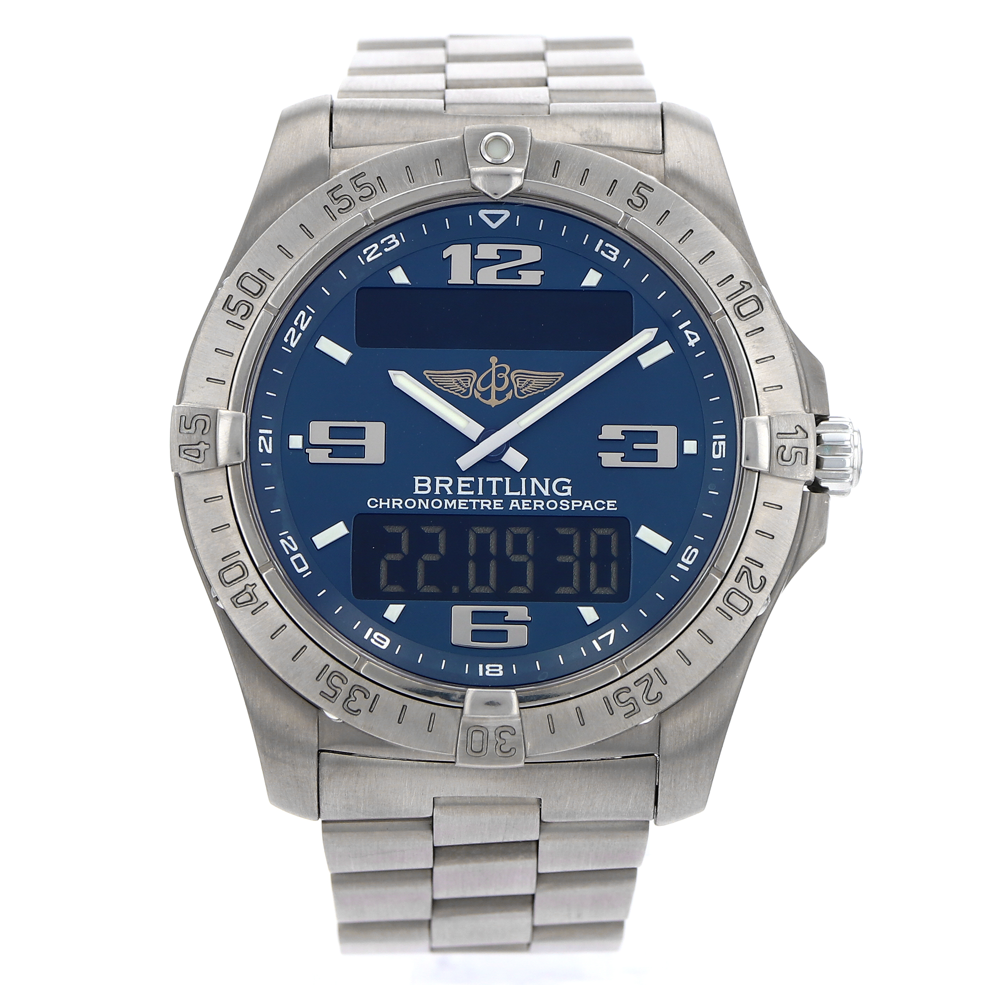 Breitling Aerospace Avantage E79362 Blue Arabic Quartz GMT thumbnail 2