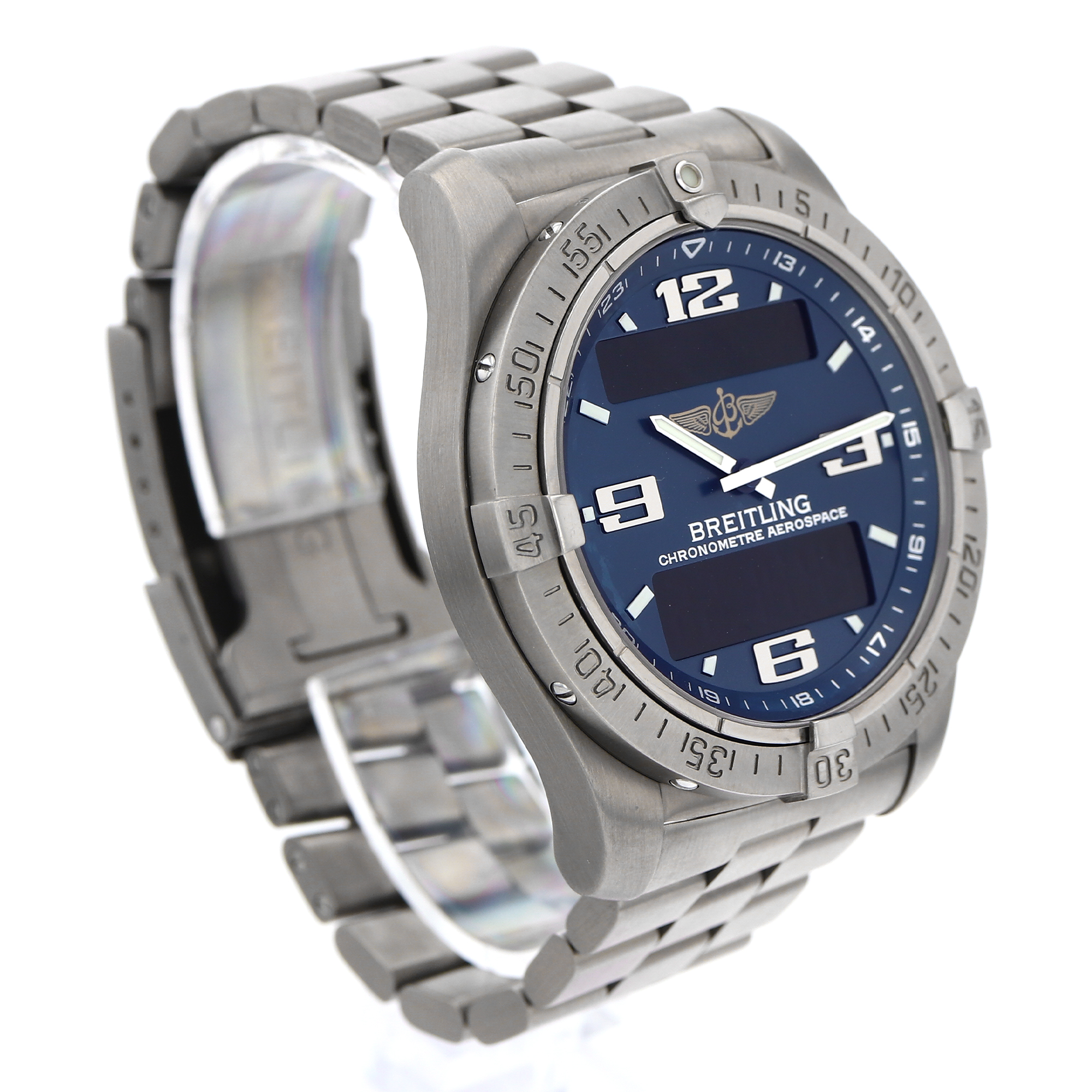 Breitling Aerospace Avantage E79362 Blue Arabic Quartz GMT thumbnail 7