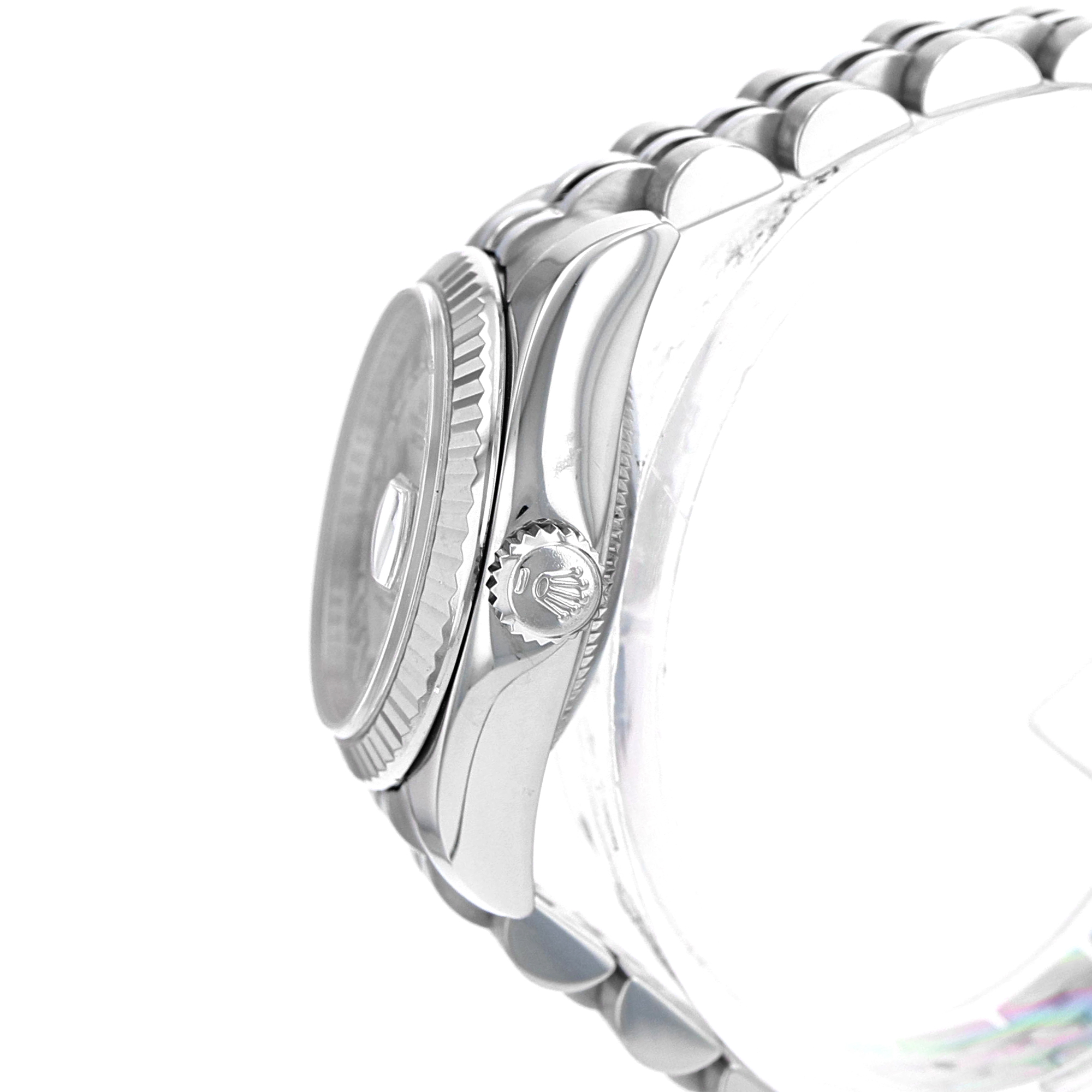 Rolex Lady-Datejust 179174 Silver Roman White Gold Jubilee thumbnail 4