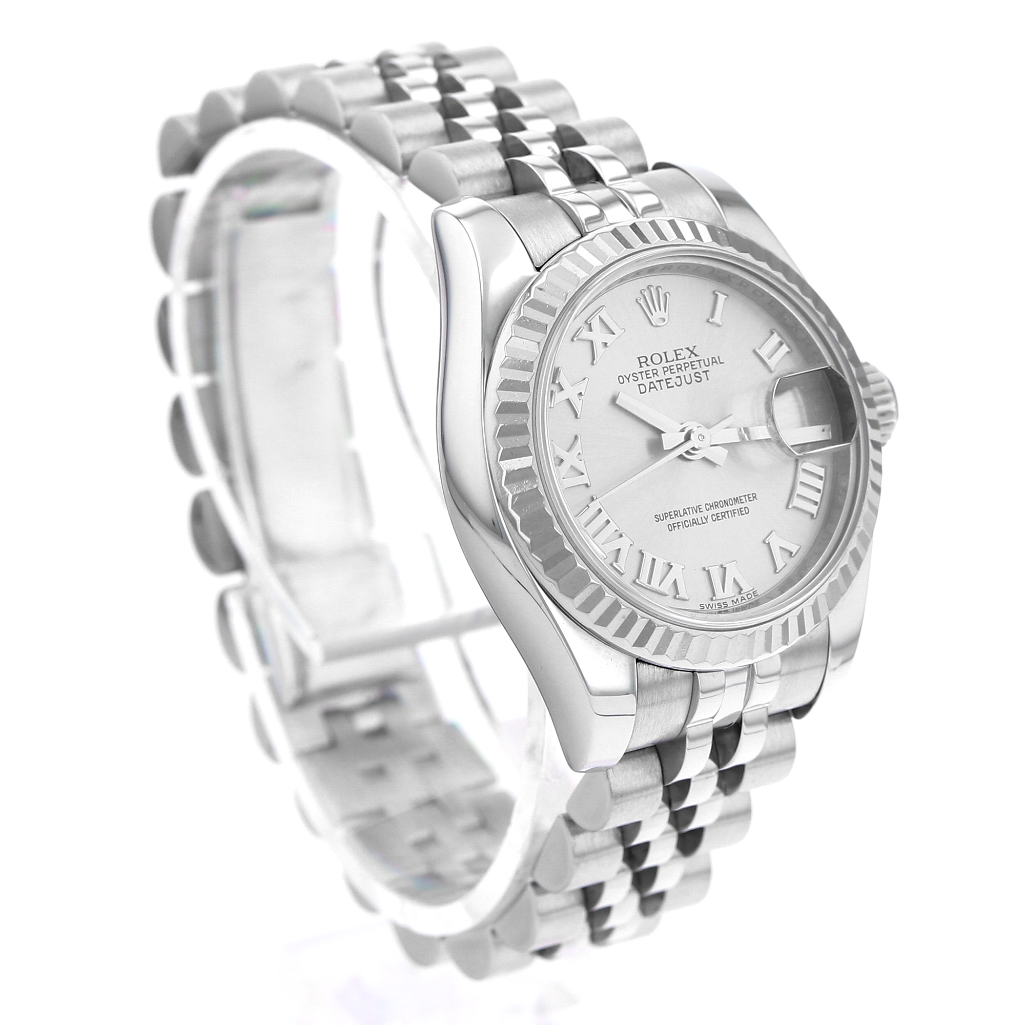 Rolex Lady-Datejust 179174 Silver Roman White Gold Jubilee thumbnail 7