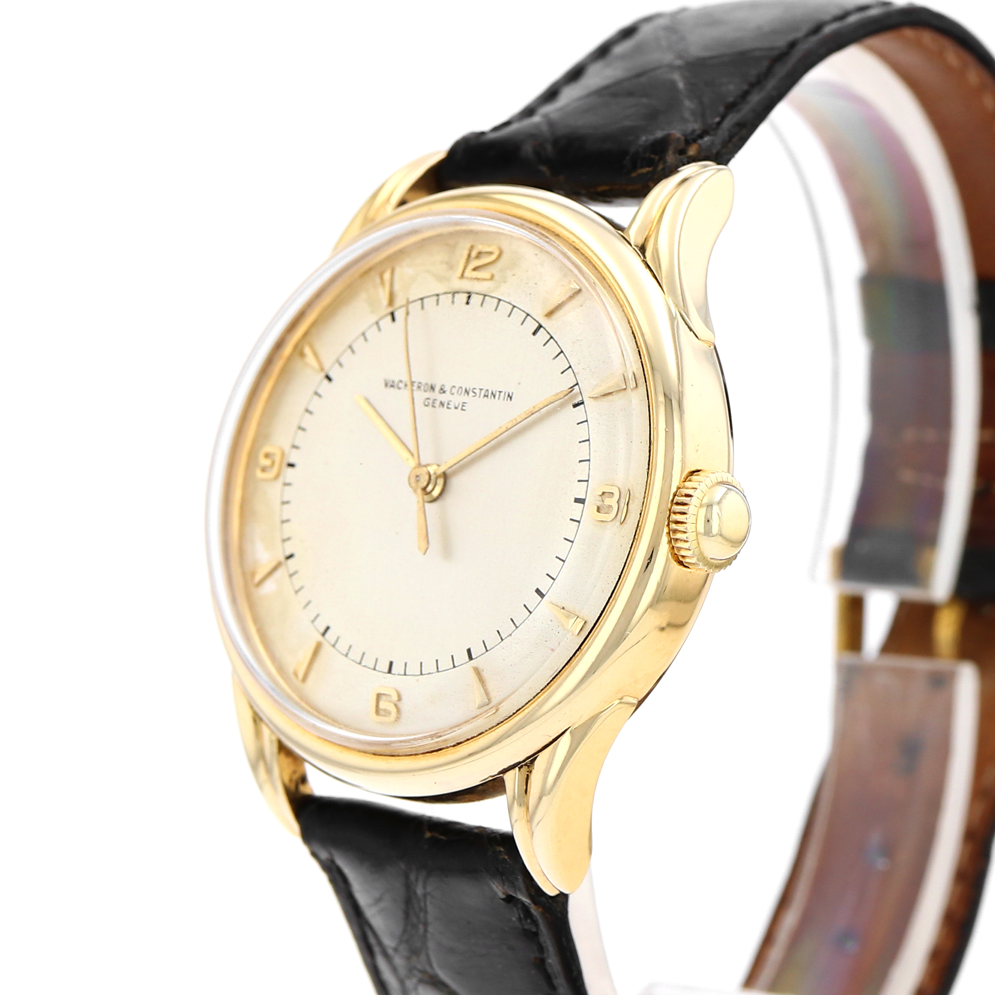Vacheron Constantin Patrimony 4466 Cal 477/1 Split Lugs Yellow Gold Mens Watch thumbnail 5