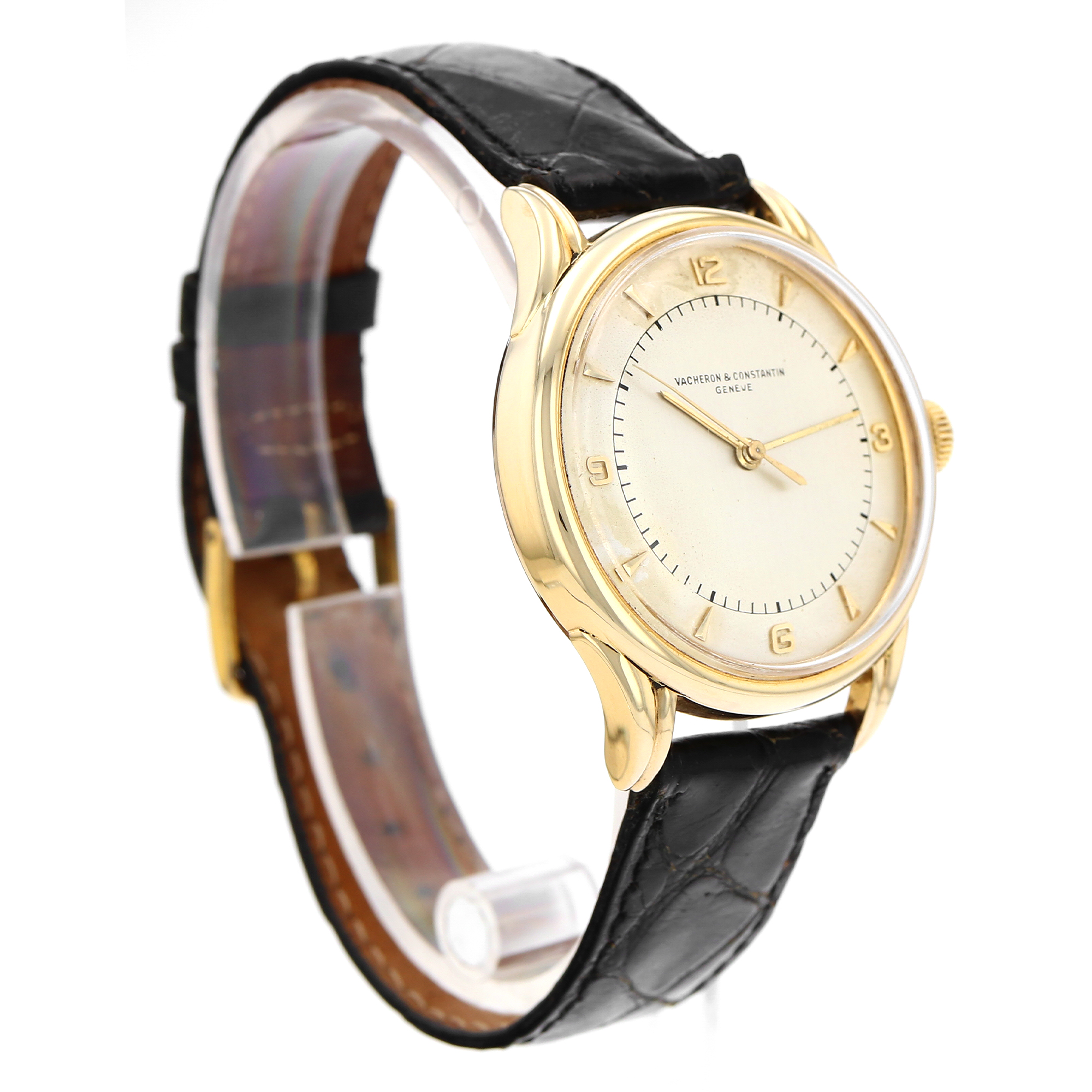 Vacheron Constantin Patrimony 4466 Cal 477/1 Split Lugs Yellow Gold Mens Watch thumbnail 6