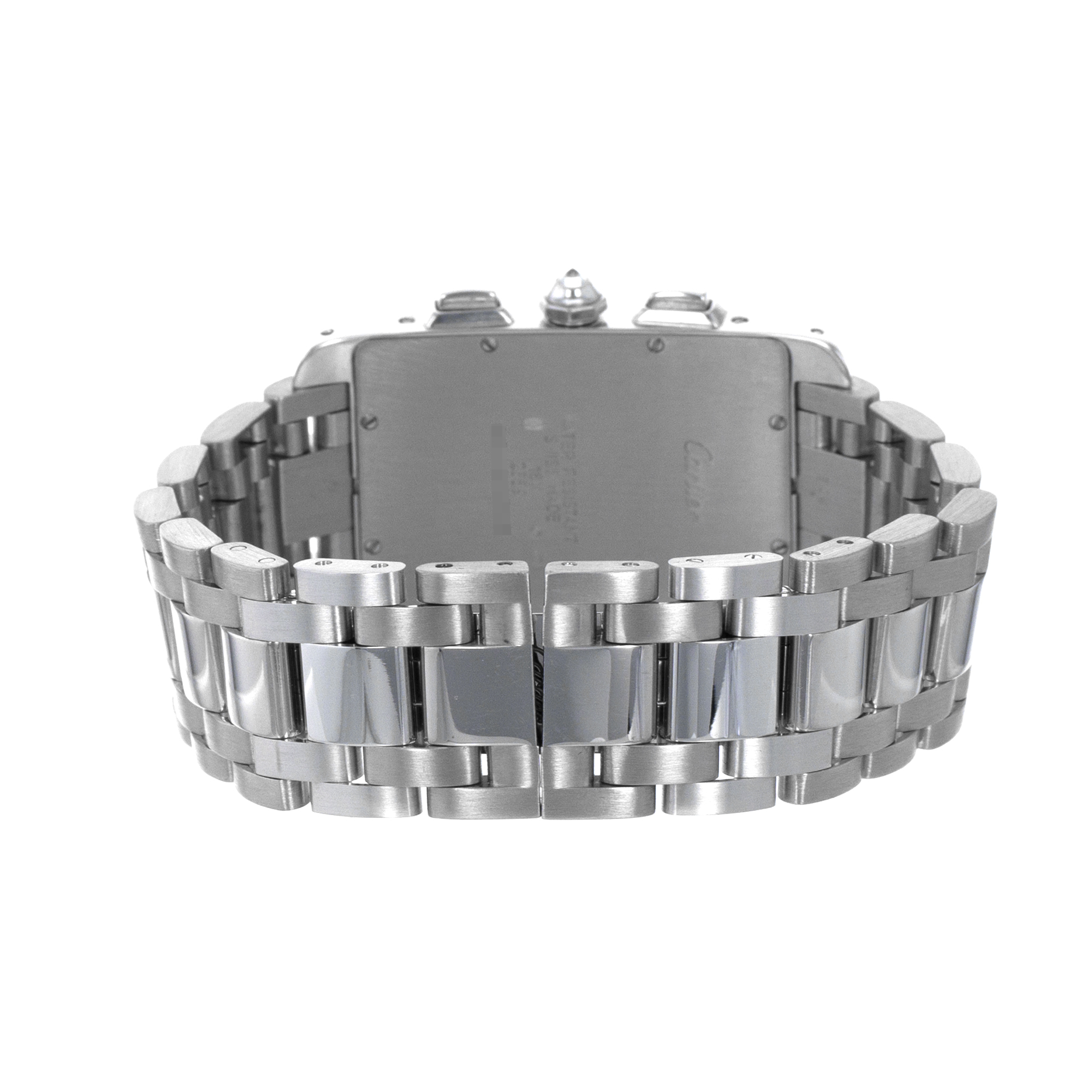 Cartier Tank Americaine WB704251 2339 Factory Diamonds 18k White Gold Mens Watch thumbnail 8