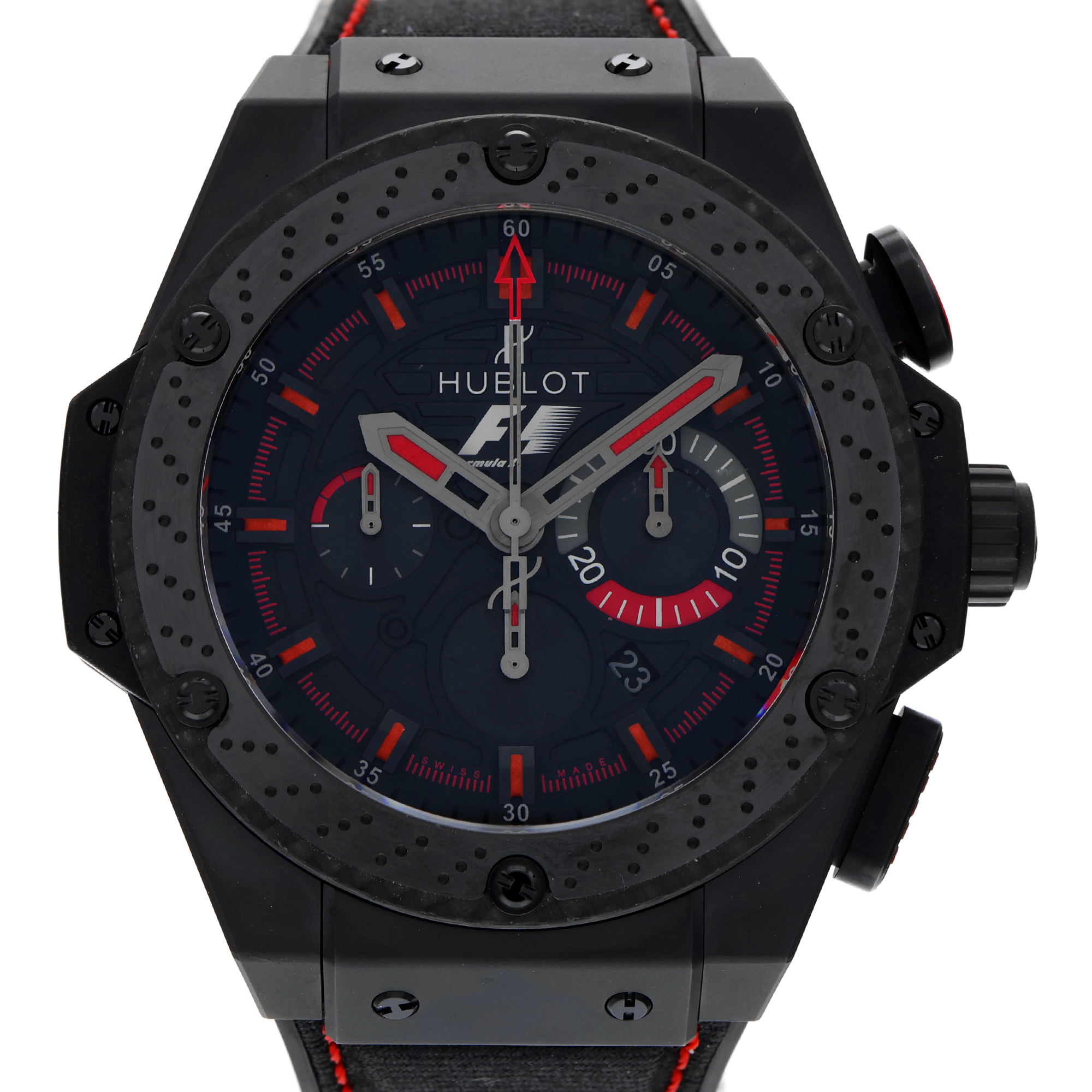 Hublot King Power 703.CI.1123.NR.FMO10 Black Ceramic Chronograph Automatic Mens Watch thumbnail 1