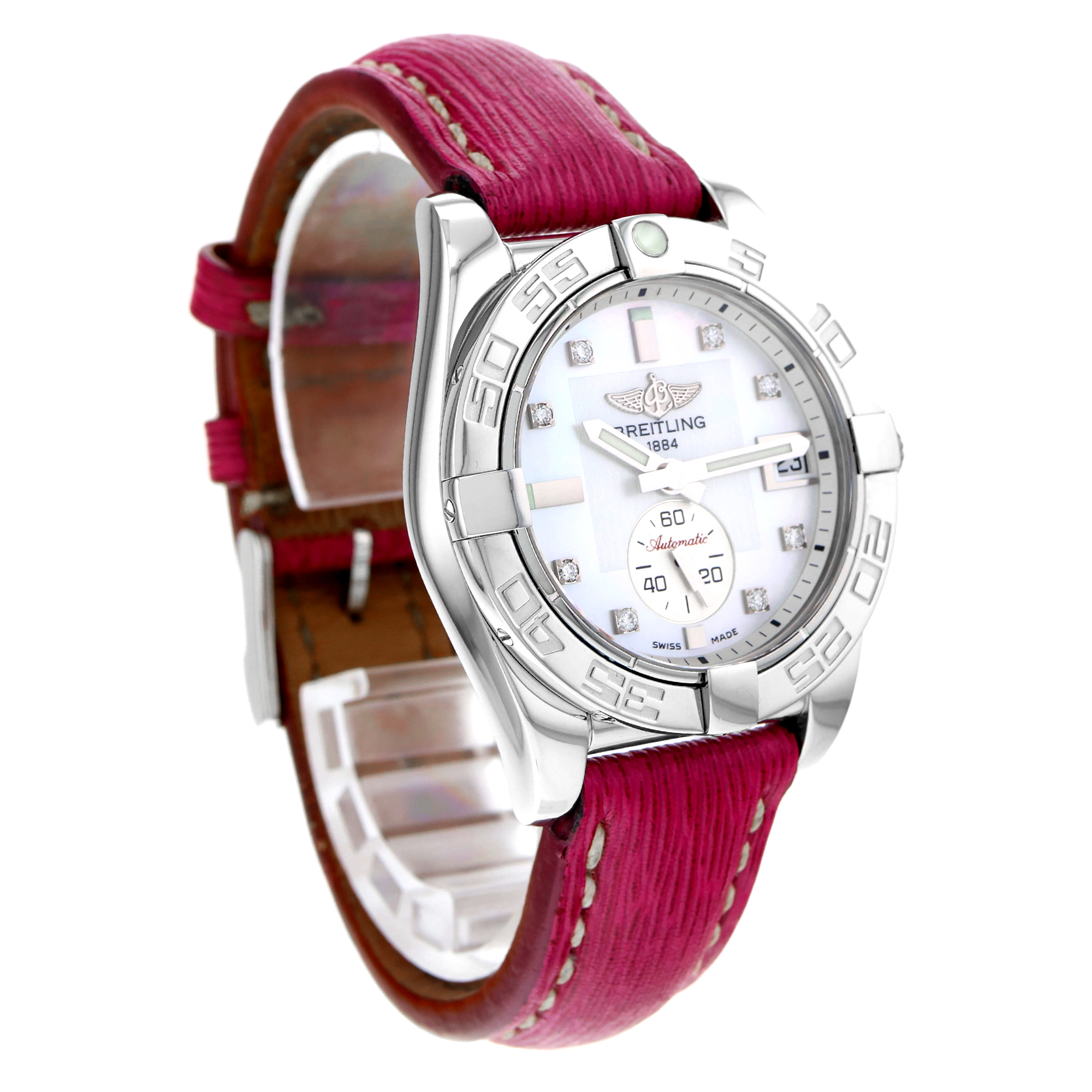 Breitling Galactic 36 A3733012 Mother of Pearl Factory Diamonds Automatic thumbnail 4