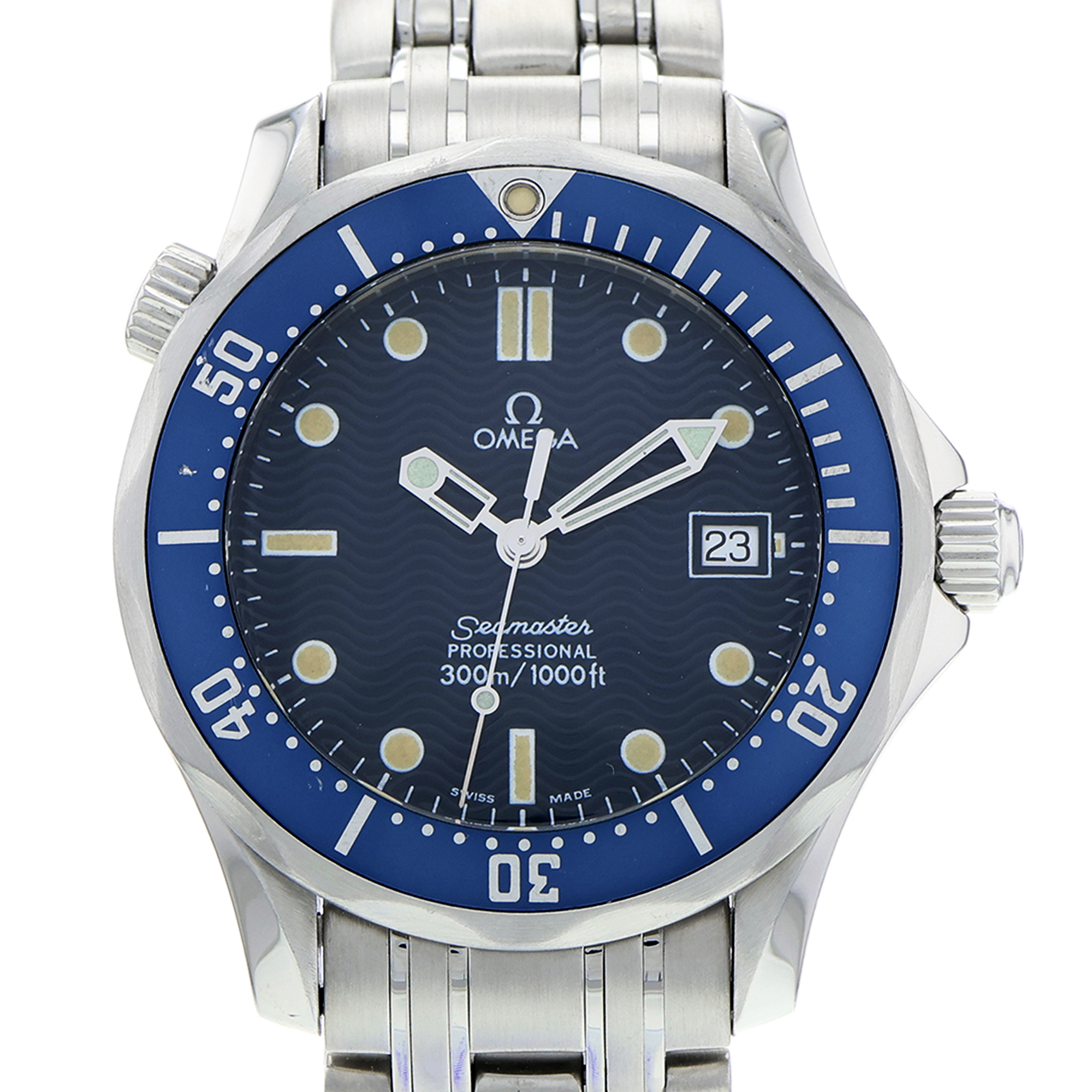 Omega Seamaster Diver 300 M 2561.80.00 Mid Size Blue Date thumbnail 1