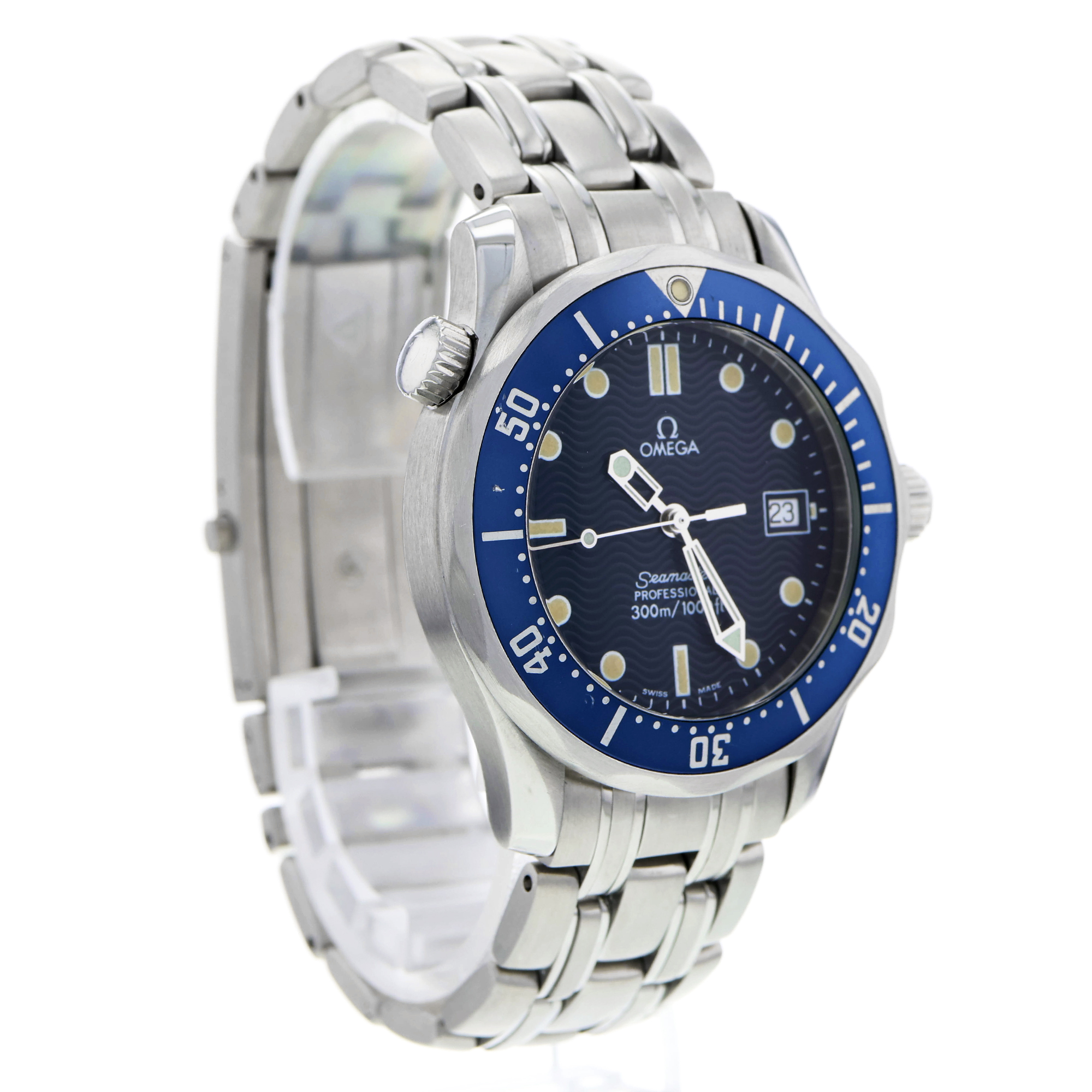 Omega Seamaster Diver 300 M 2561.80.00 Mid Size Blue Date thumbnail 10