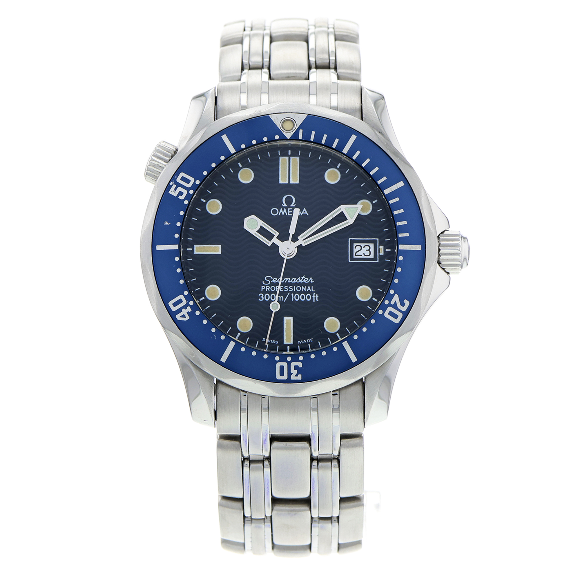 Omega Seamaster Diver 300 M 2561.80.00 Mid Size Blue Date thumbnail 2