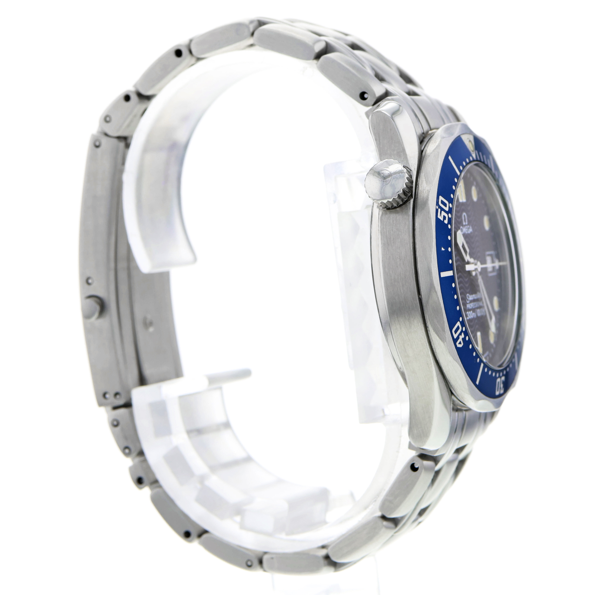 Omega Seamaster Diver 300 M 2561.80.00 Mid Size Blue Date thumbnail 9