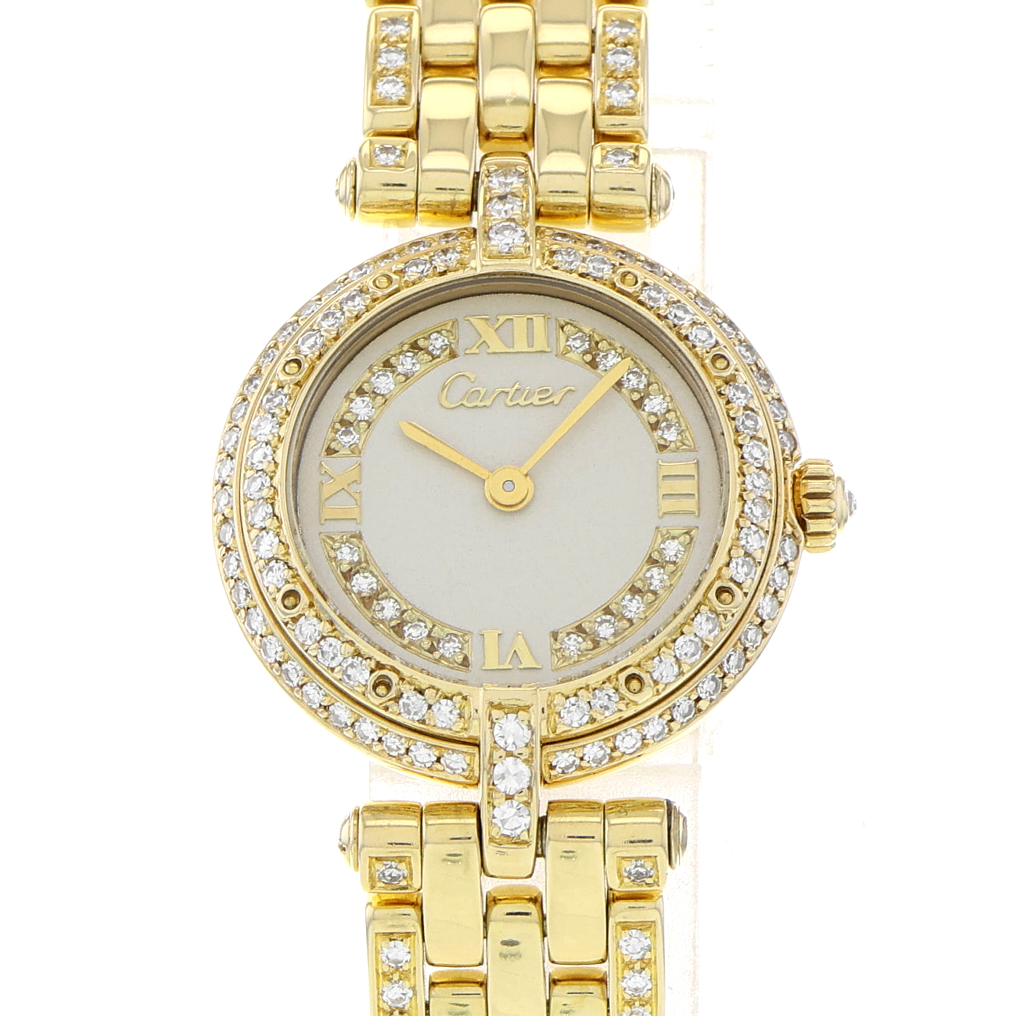Cartier Panthère Vendome Factory Diamond Quartz 18k thumbnail 1