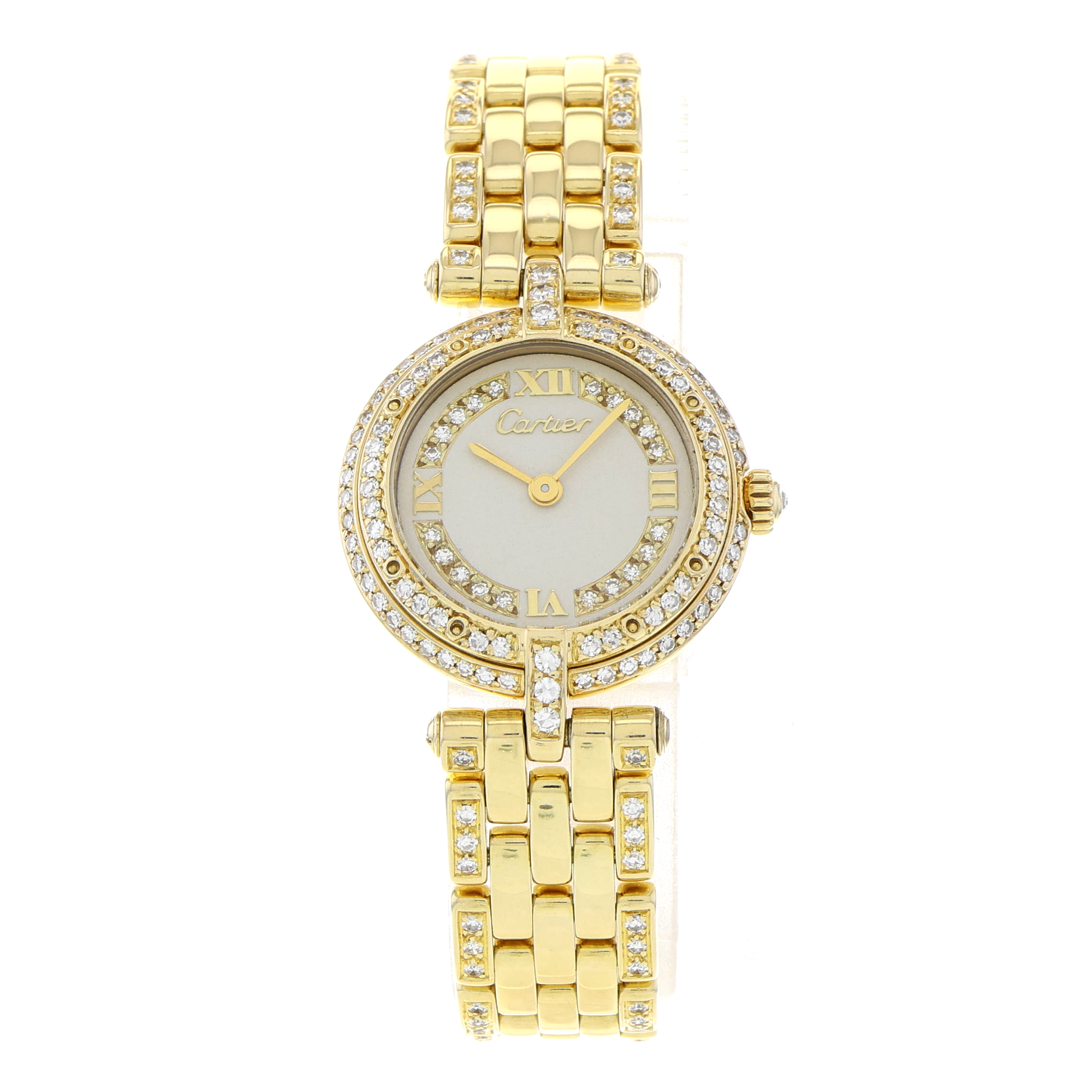 Cartier Panthère Vendome Factory Diamond Quartz 18k thumbnail 2