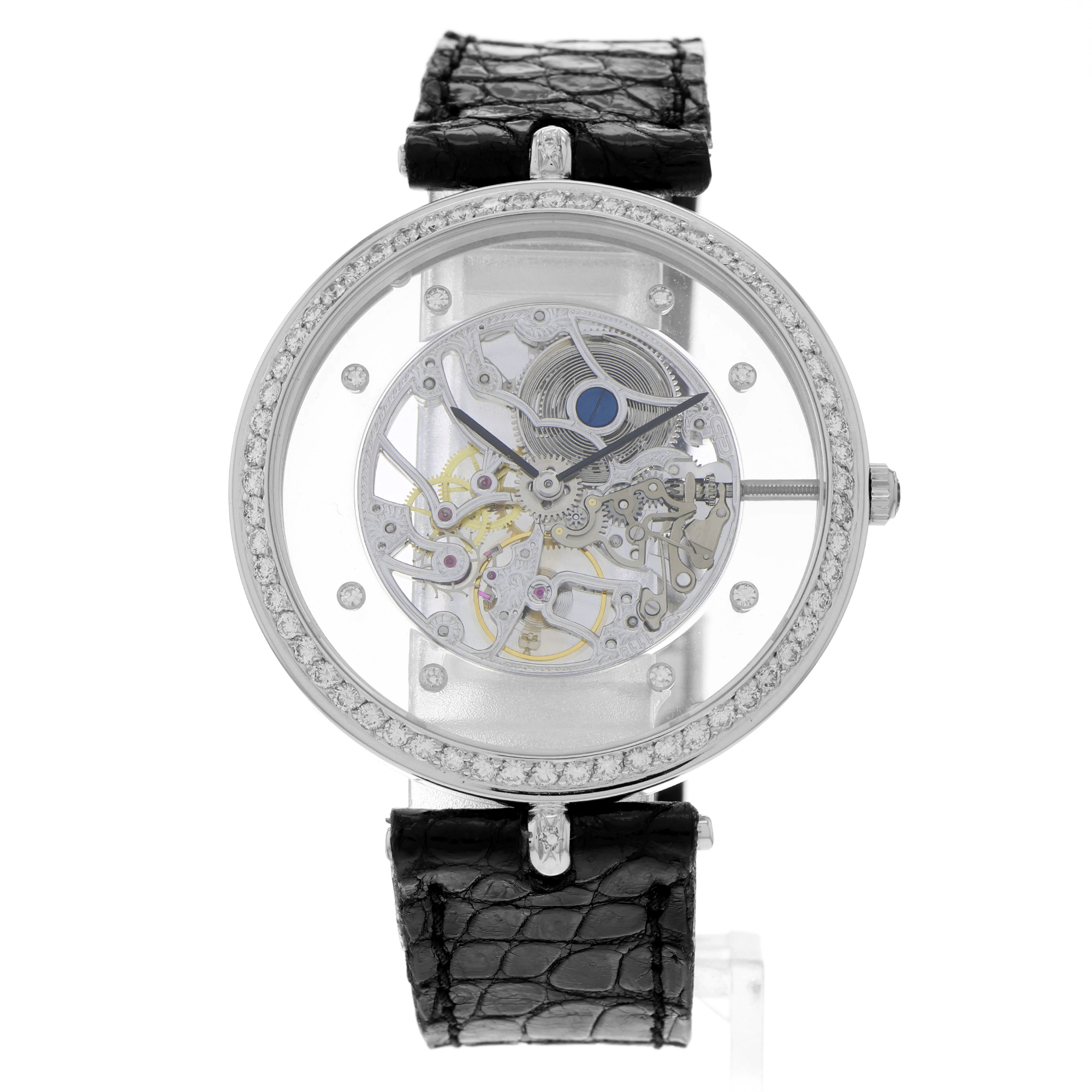 Gérald Genta Skeleton G2078 Factory Diamond Manual 18k thumbnail 2