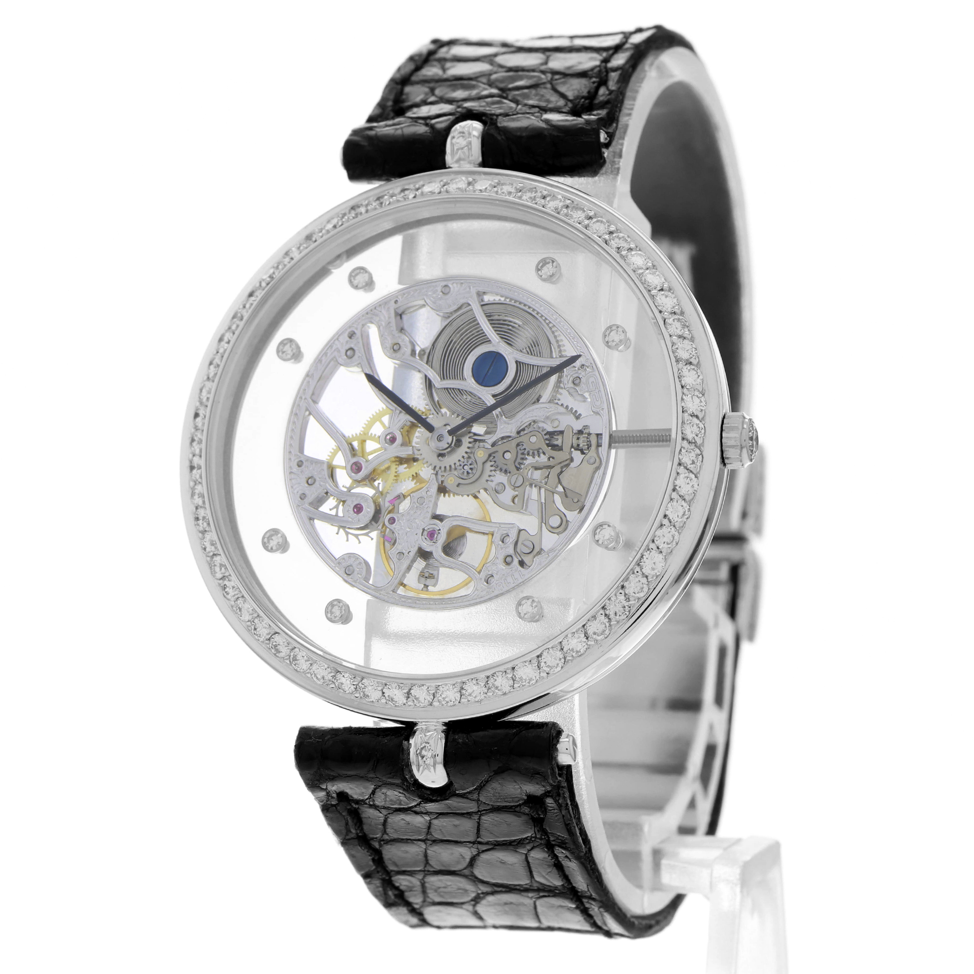 Gérald Genta Skeleton G2078 Factory Diamond Manual 18k thumbnail 3