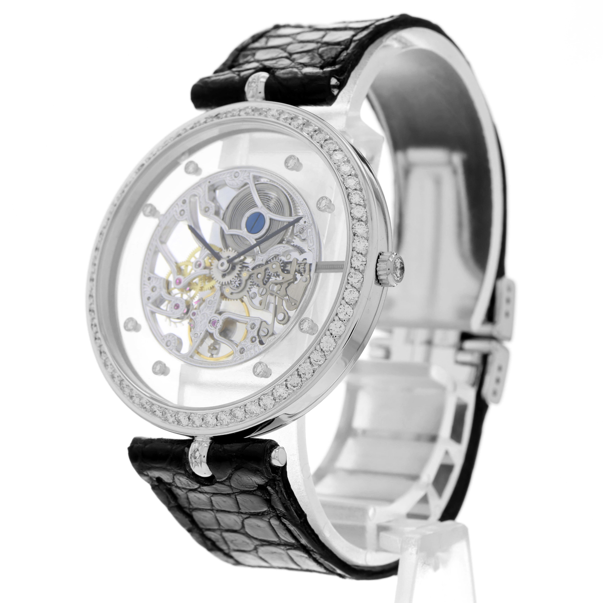 Gérald Genta Skeleton G2078 Factory Diamond Manual 18k thumbnail 4