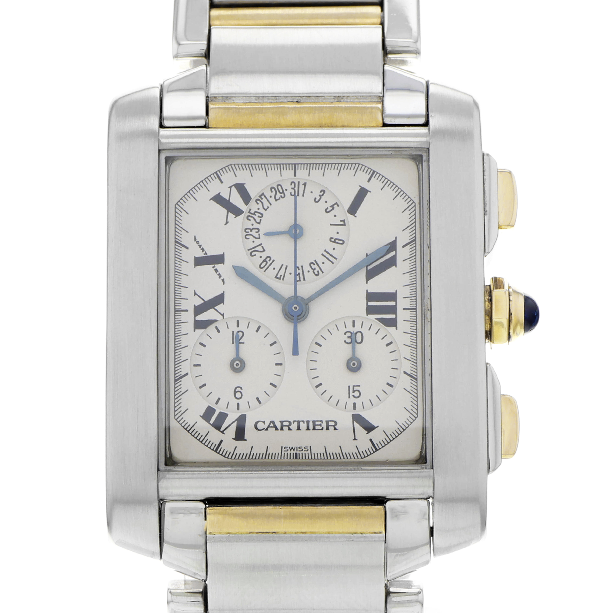 Cartier Tank Française W51004Q4 2303 Chronoflex thumbnail 1