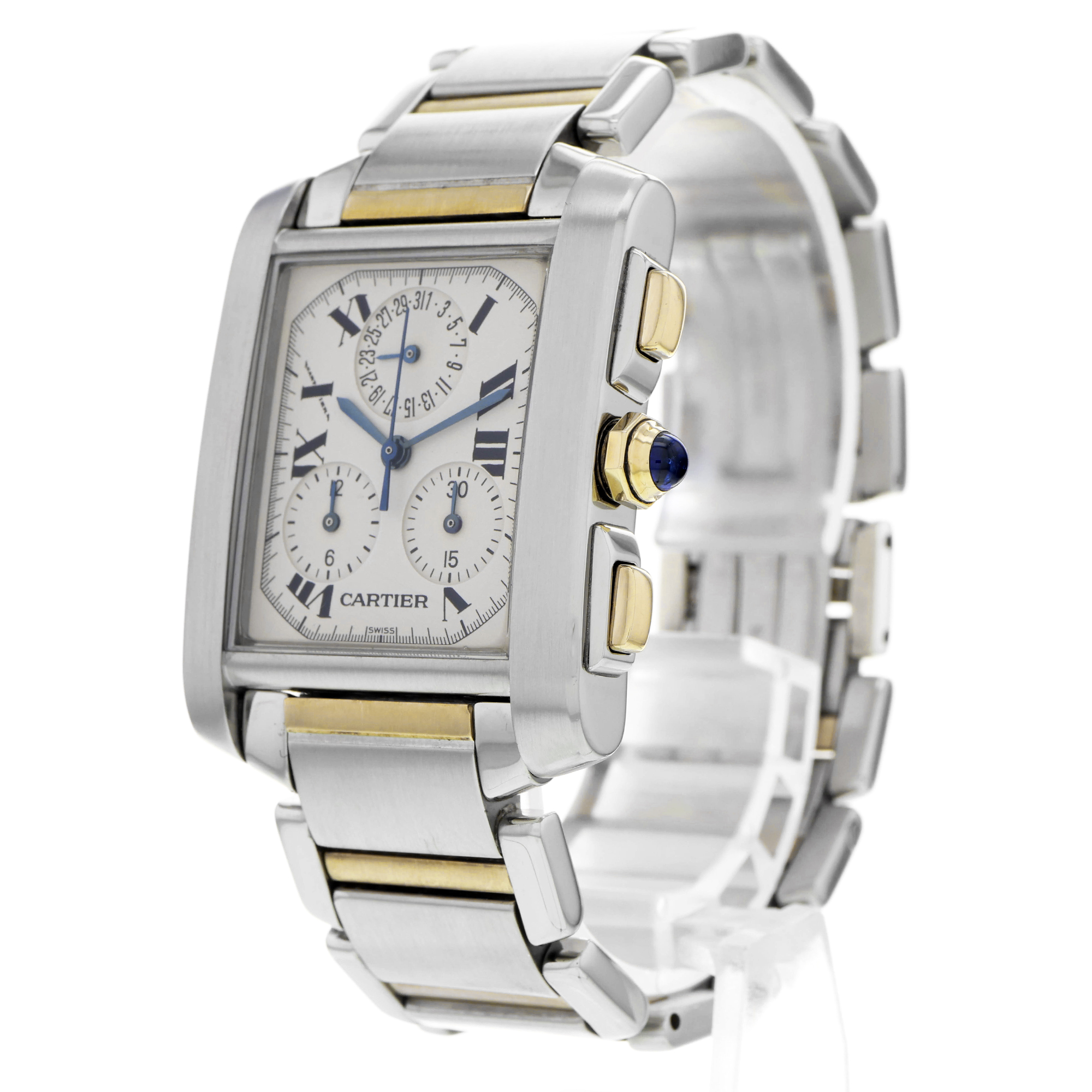 Cartier Tank Française W51004Q4 2303 Chronoflex thumbnail 3