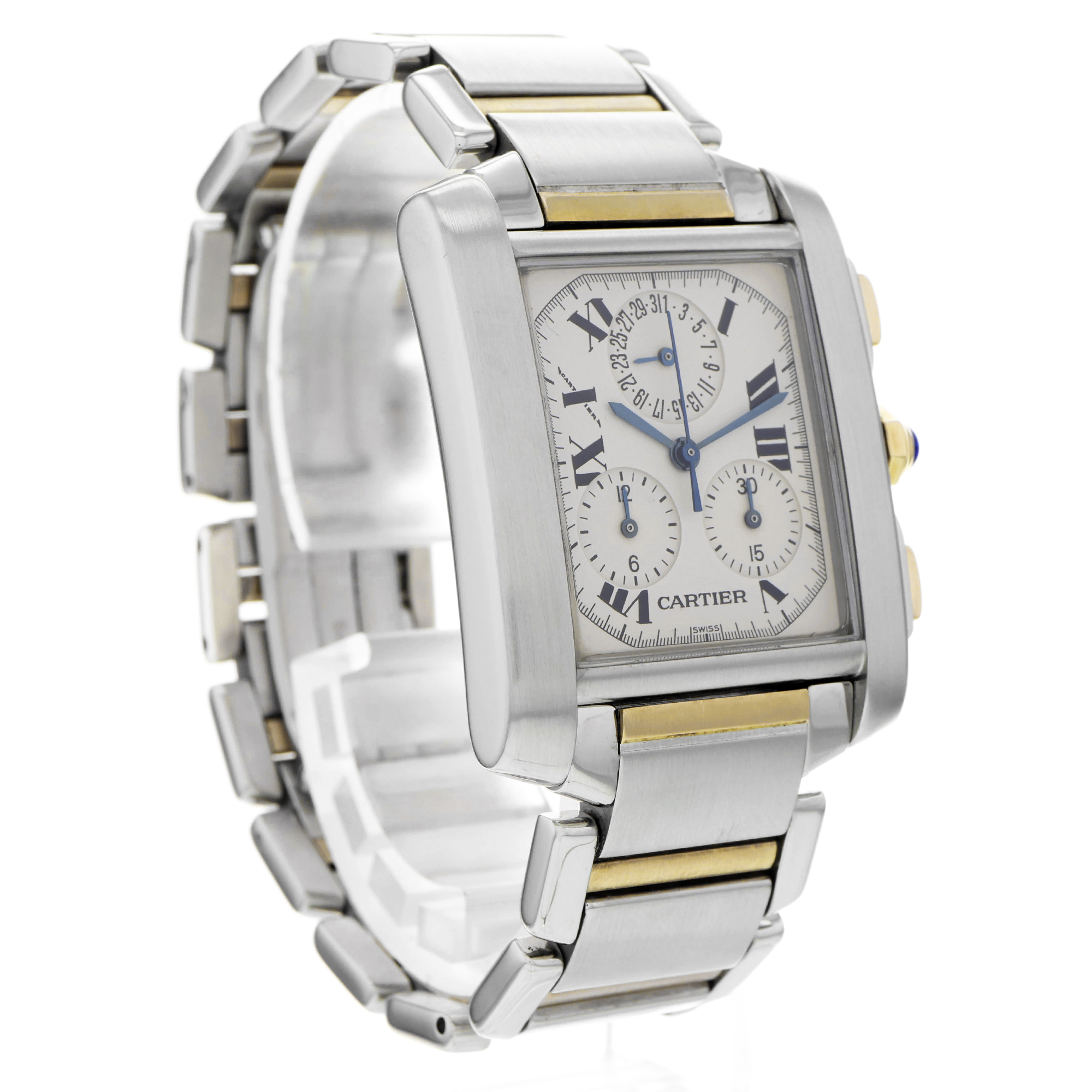 Cartier Tank Française W51004Q4 2303 Chronoflex thumbnail 4