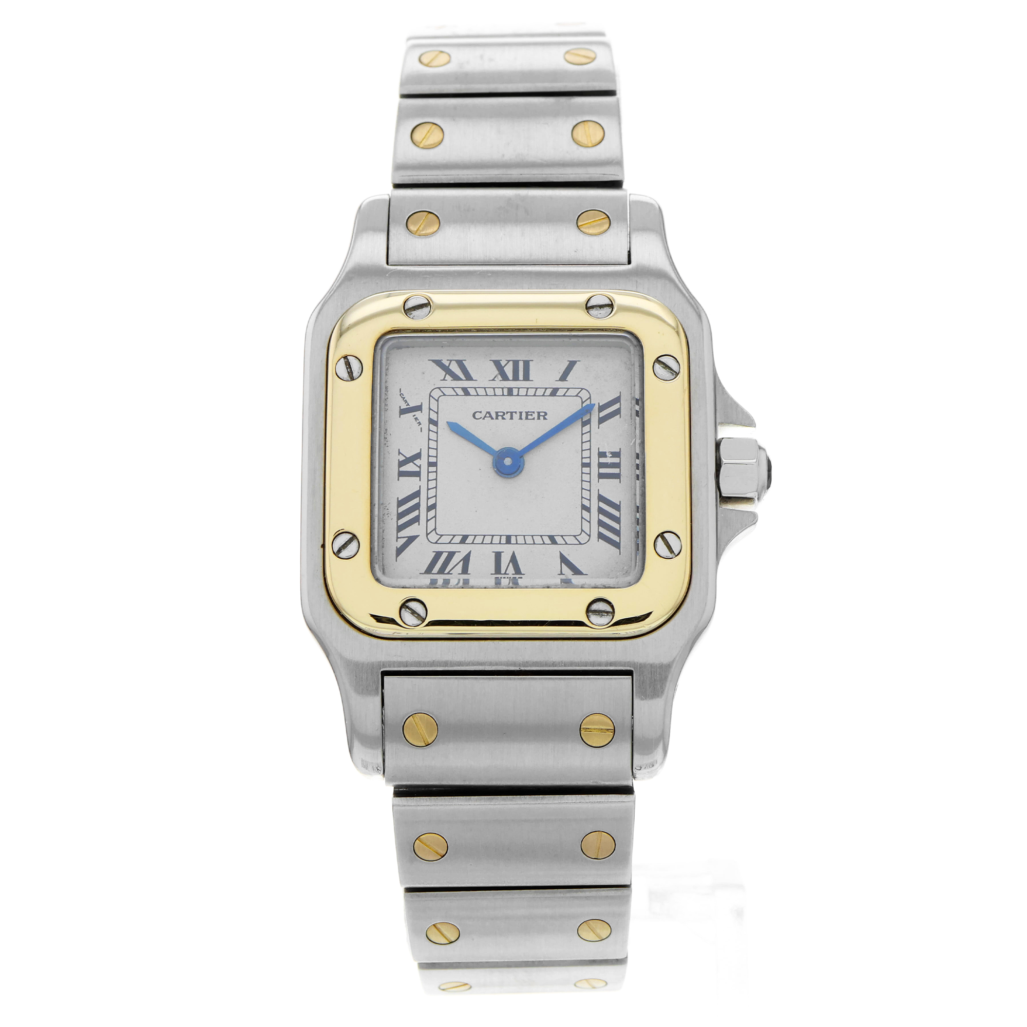 Cartier Santos Galbée 1057930 Roman 18k Ladies thumbnail 2