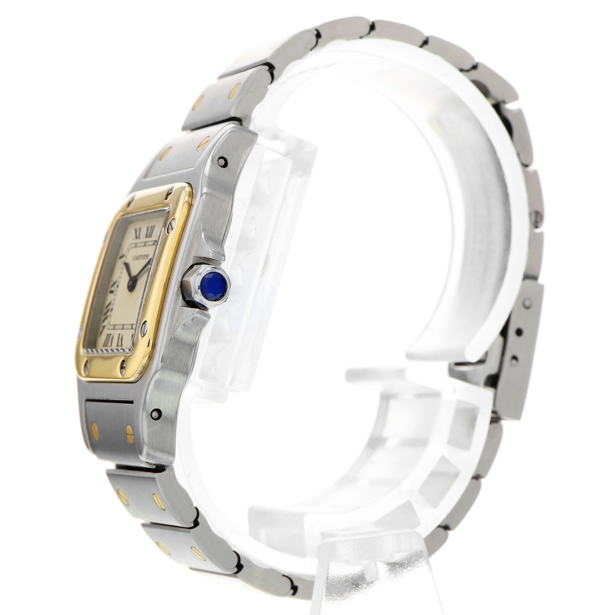 Cartier Santos Galbée 1057930 Roman 18k Ladies thumbnail 5