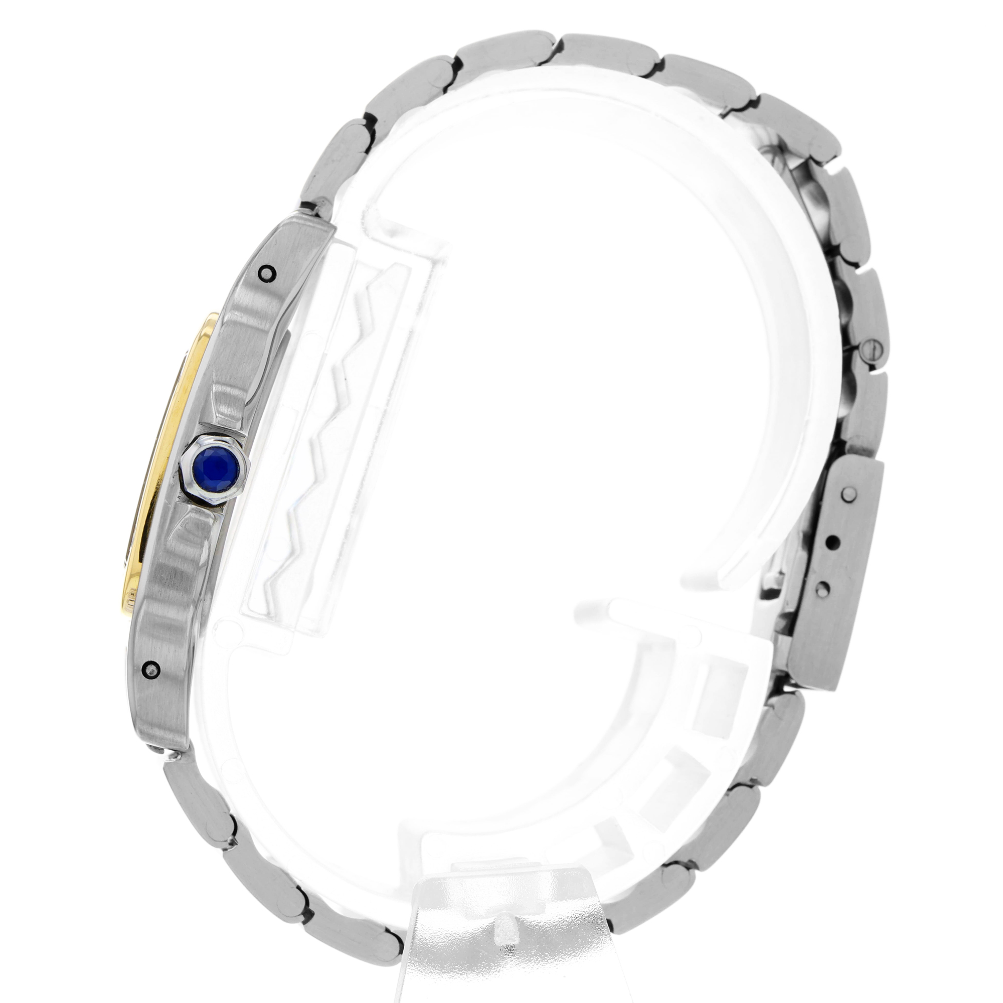 Cartier Santos Galbée 1057930 Roman 18k Ladies thumbnail 6