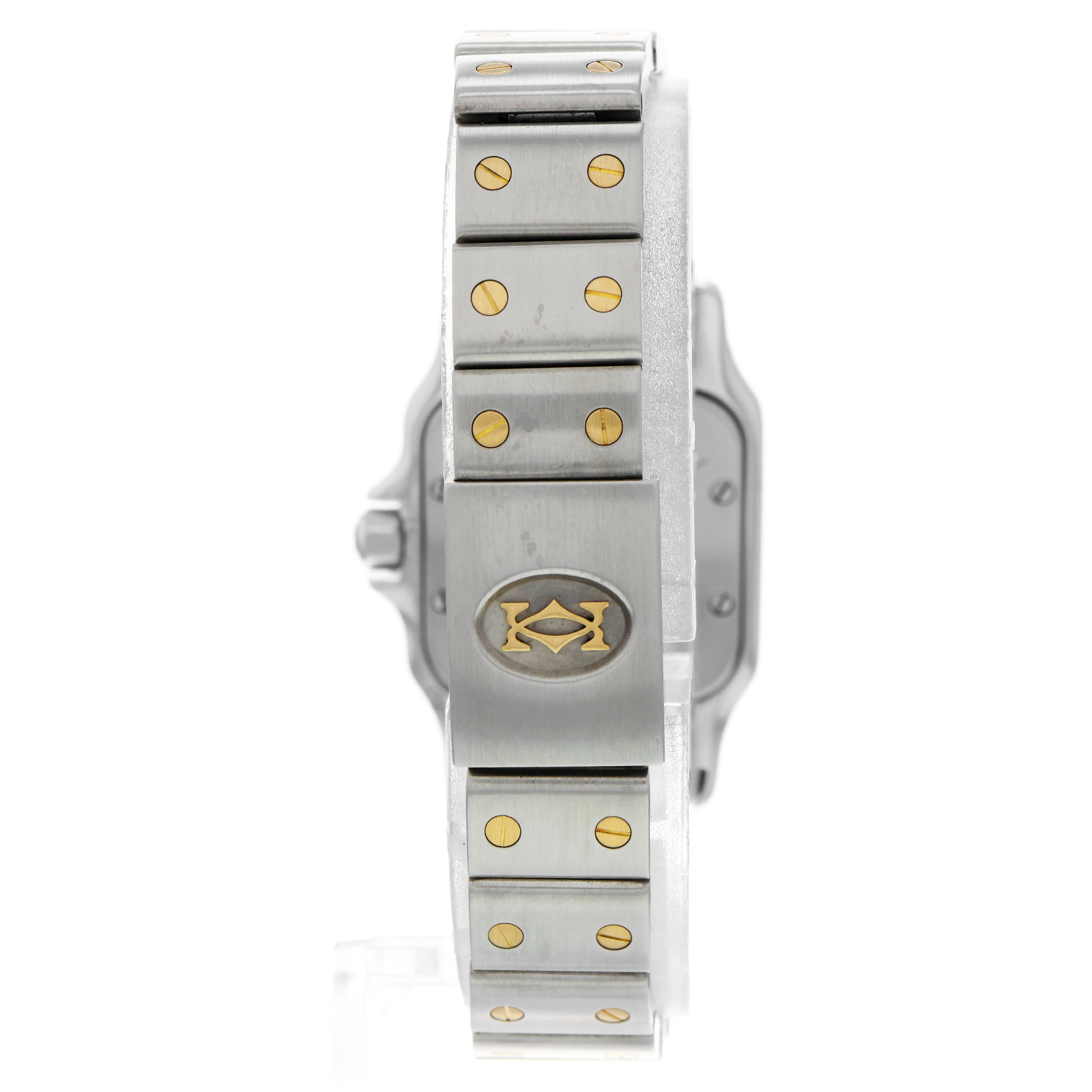 Cartier Santos Galbée 1057930 Roman 18k Ladies thumbnail 7