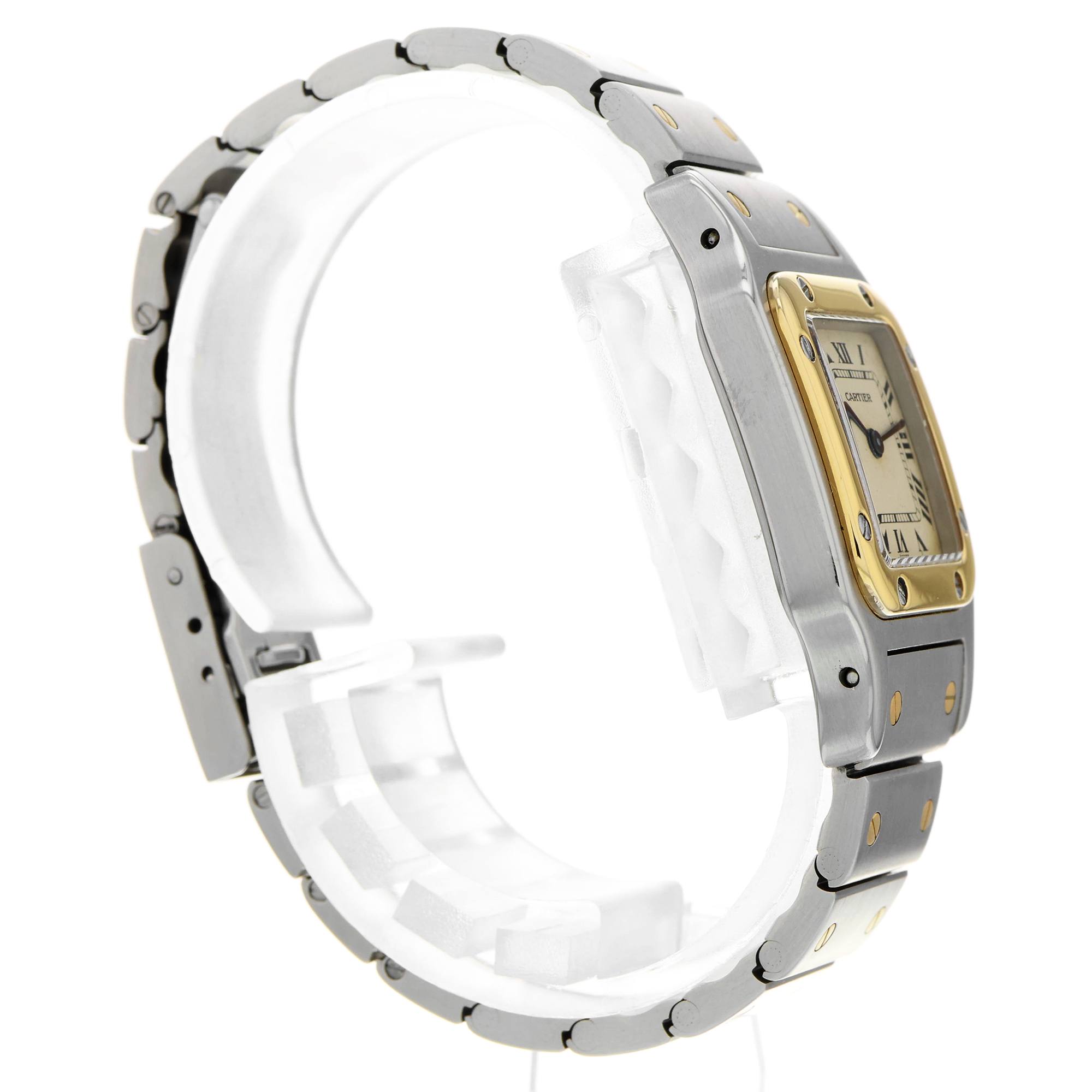 Cartier Santos Galbée 1057930 Roman 18k Ladies thumbnail 9