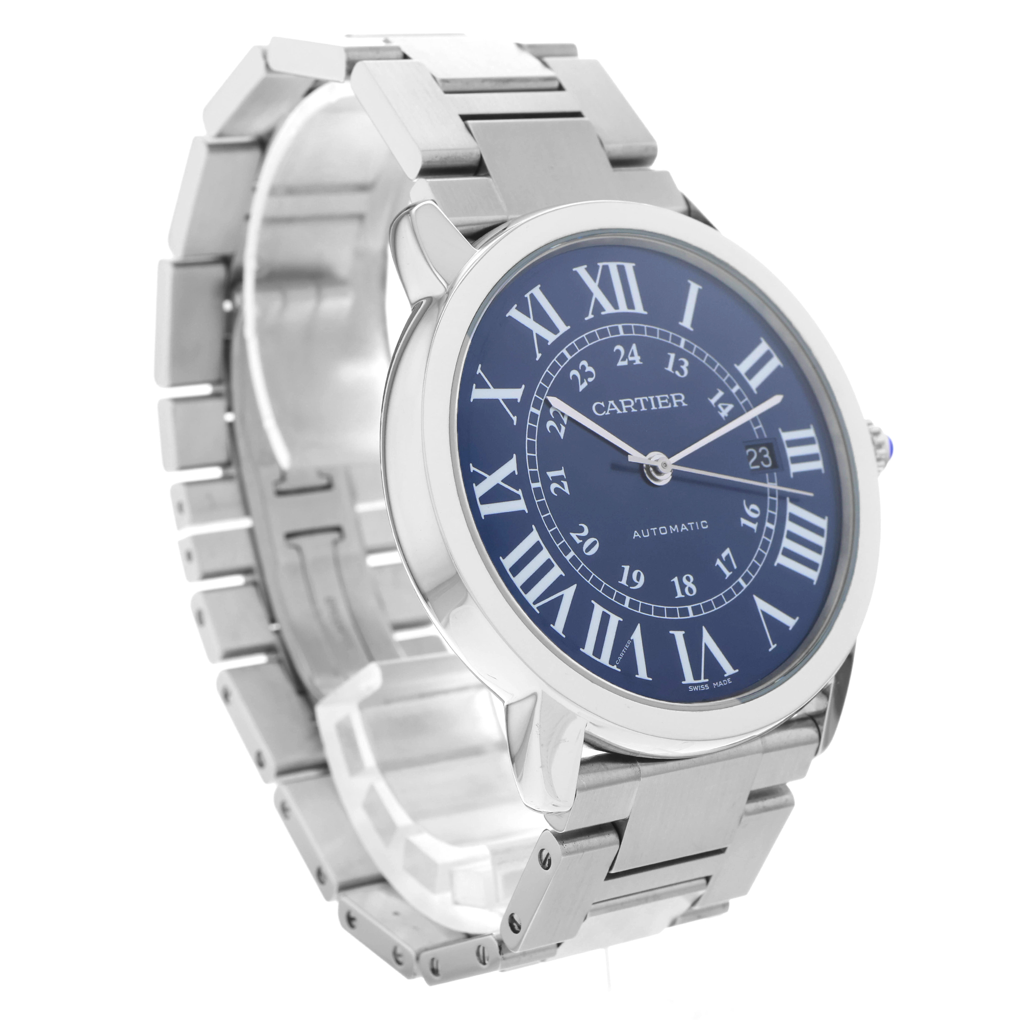 Cartier Ronde de Cartier WSRN0023 Croisière 3802 Blue Roman thumbnail 4