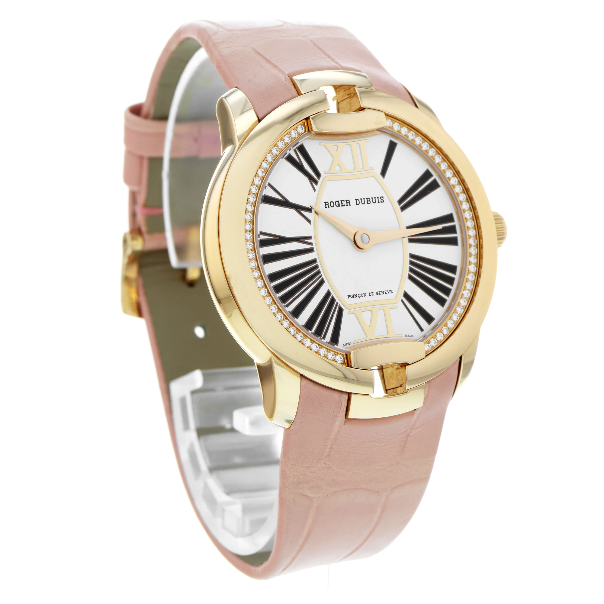 Roger Dubuis Velvet DBVE0033 White Roman Diamond 18k thumbnail 4