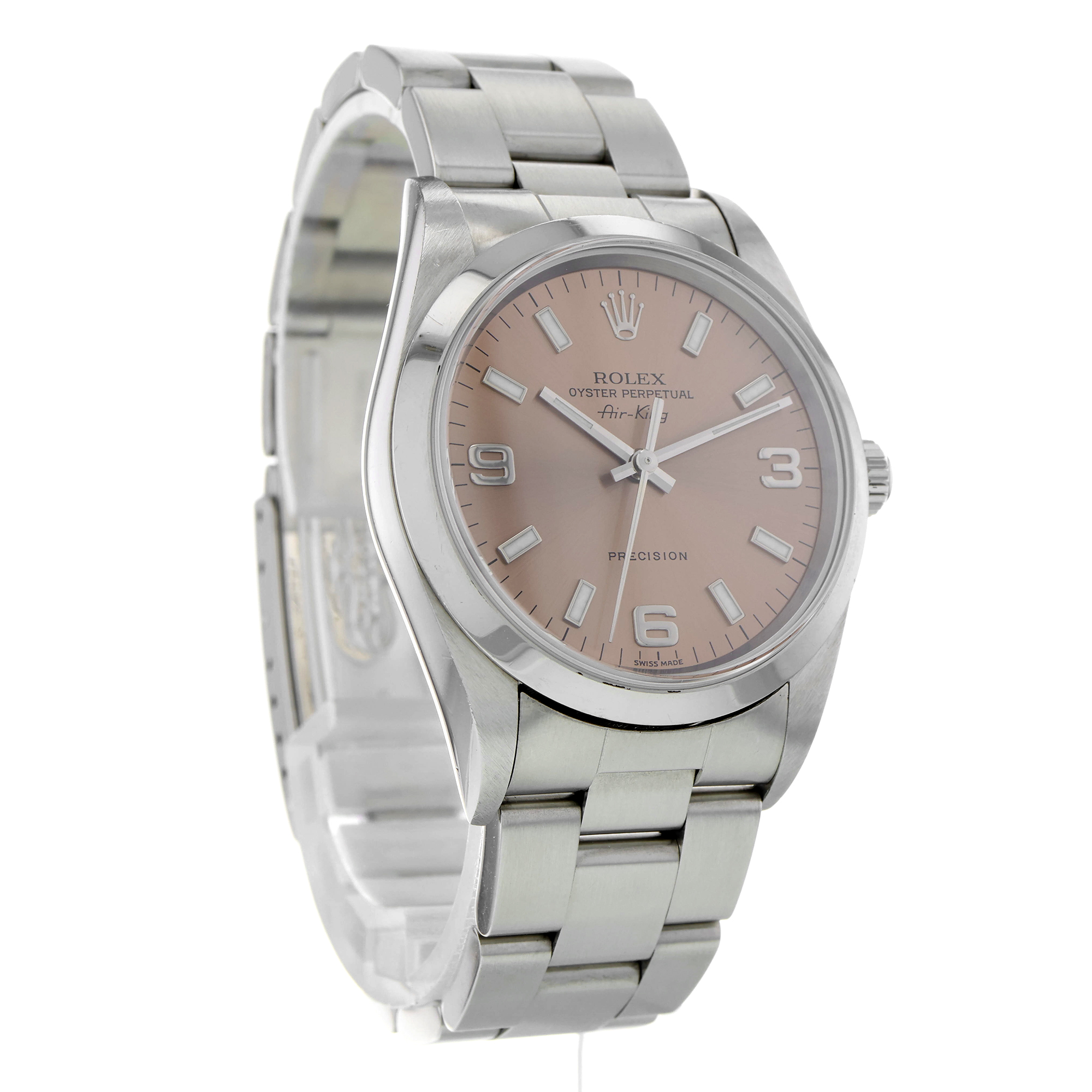 Rolex Air King 14000 Oyster Perpetual Precision Pink Automatic thumbnail 4