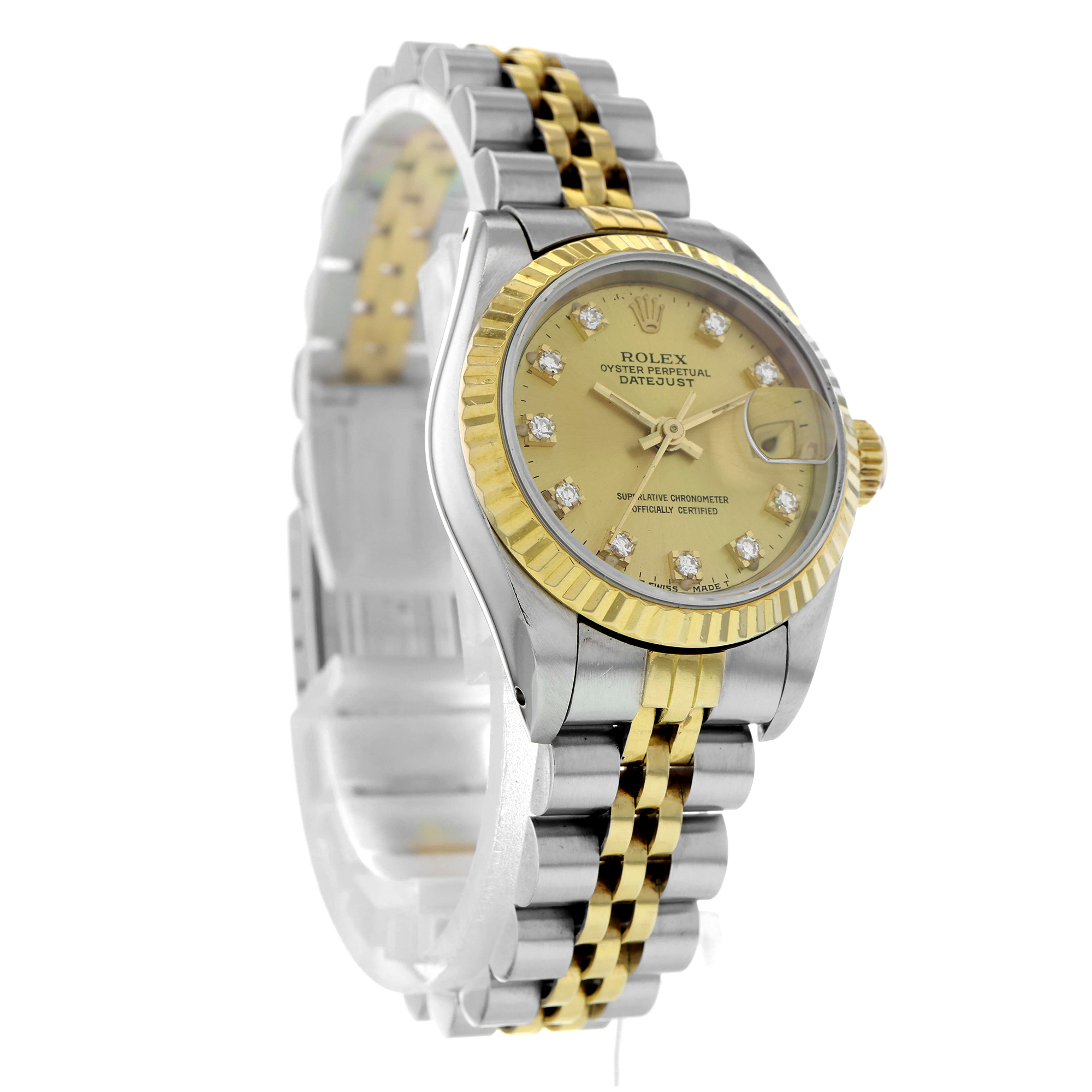 Rolex Lady-Datejust 69173 Diamond Dial Fluted thumbnail 4