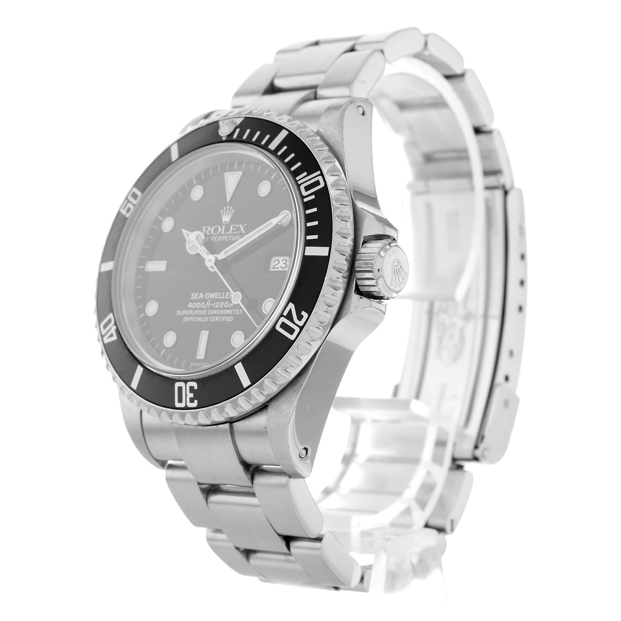 Rolex Sea-Dweller 16600 Swiss Only Black Vintage Sports Mens thumbnail 3