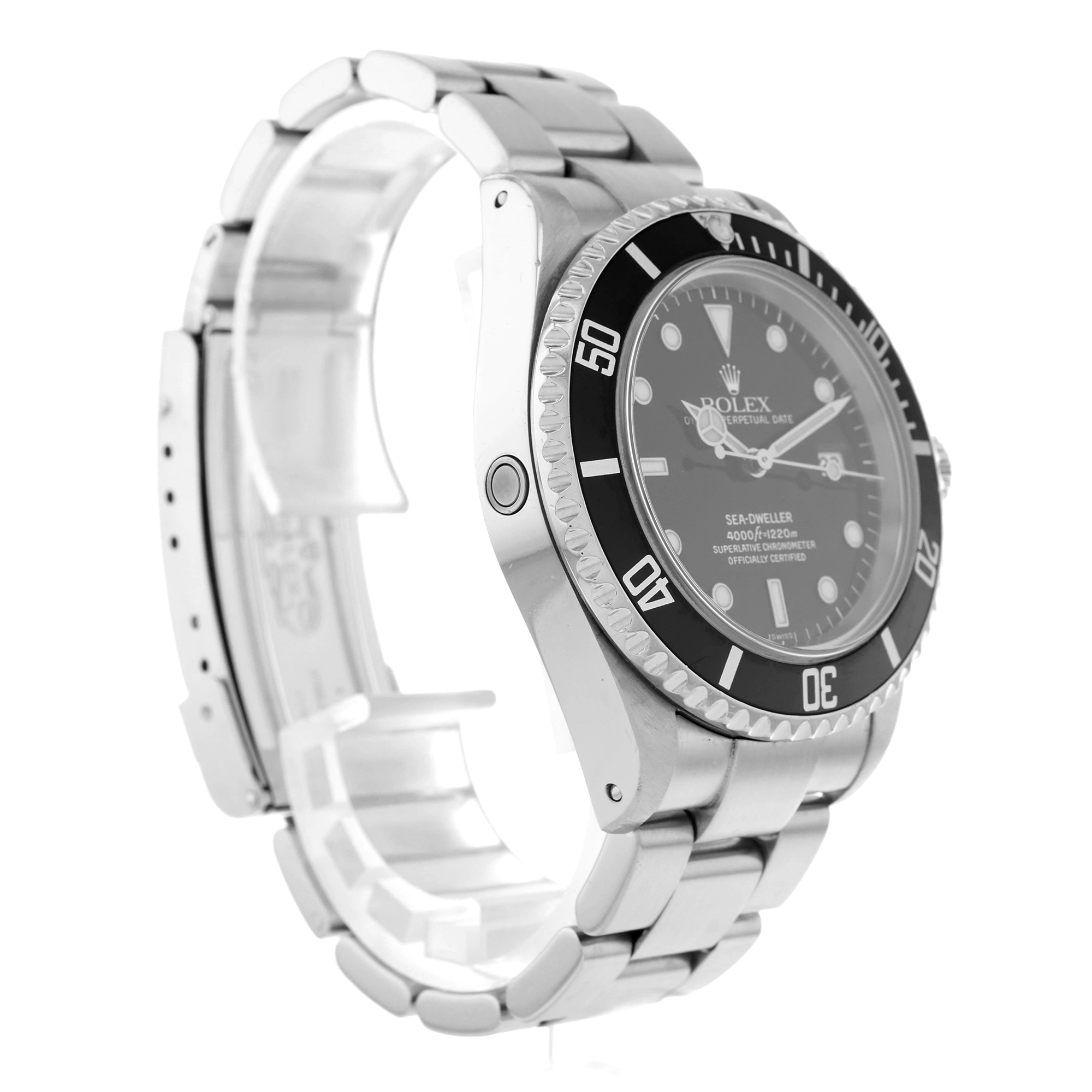 Rolex Sea-Dweller 16600 Swiss Only Black Vintage Sports Mens thumbnail 4