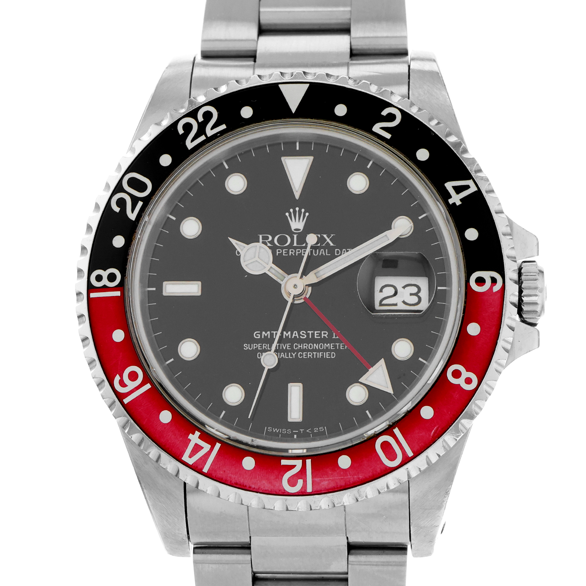 Rolex GMT-Master II 16710 Coke Black Red Vintage Sport Mens thumbnail 1