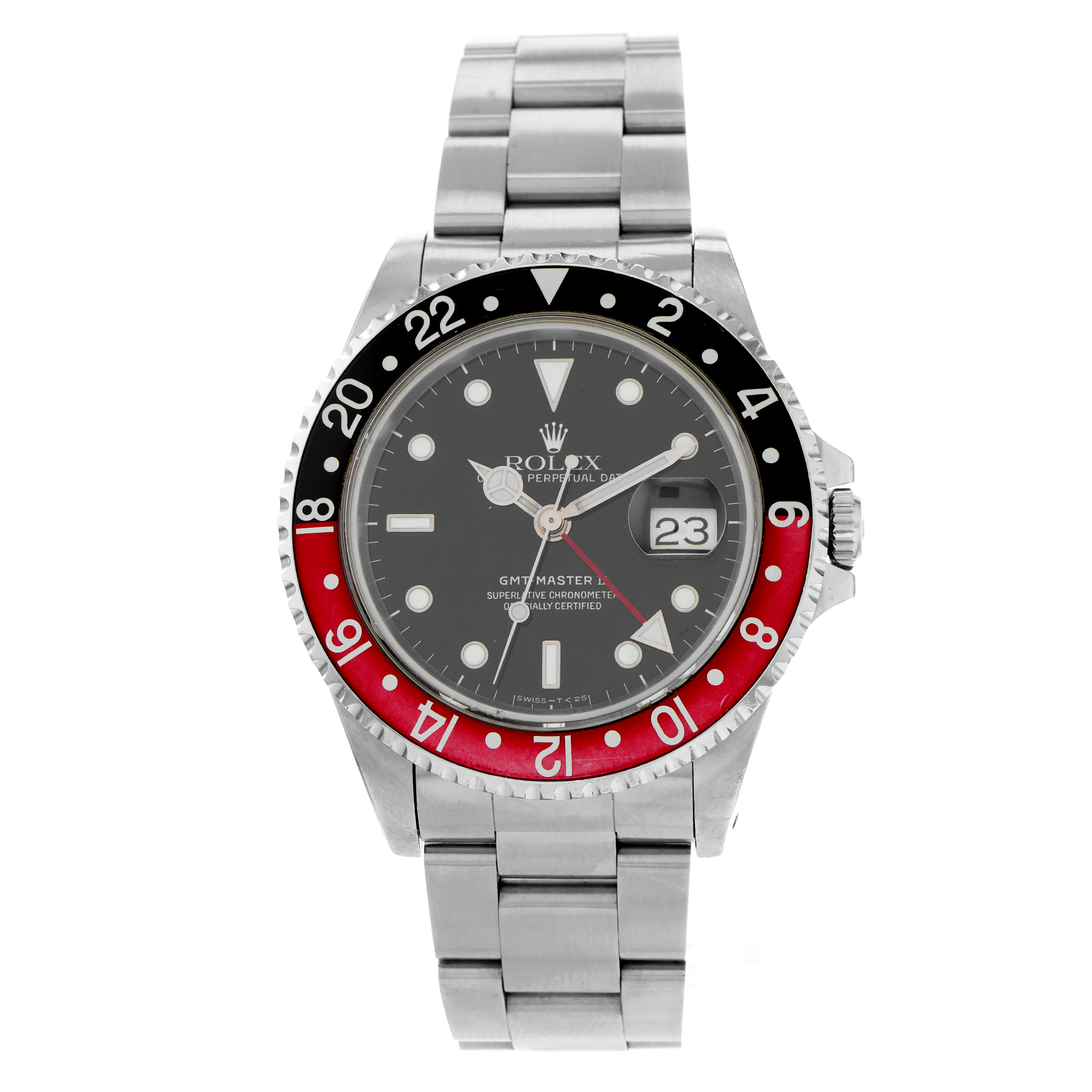 Rolex GMT-Master II 16710 Coke Black Red Vintage Sport Mens thumbnail 2