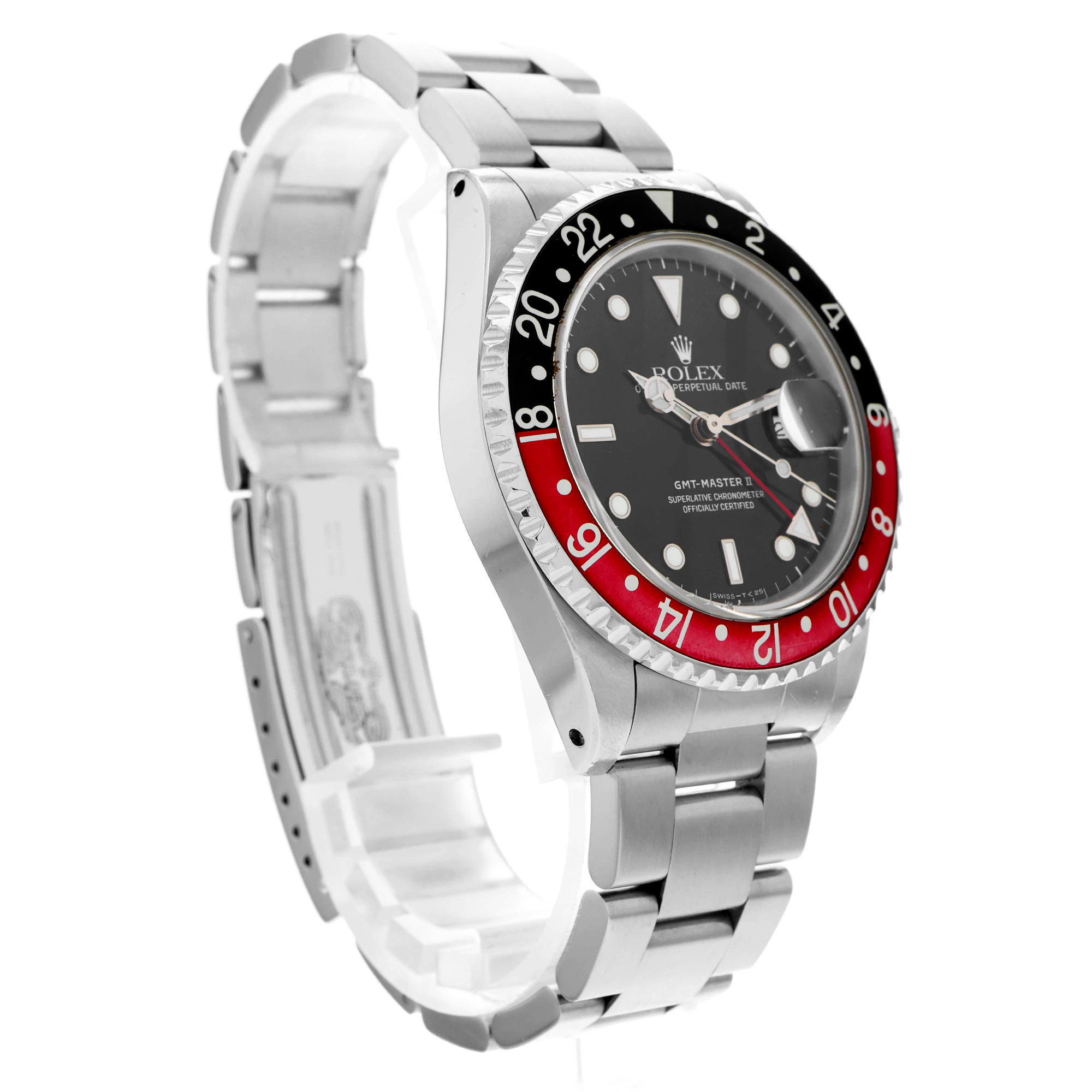 Rolex GMT-Master II 16710 Coke Black Red Vintage Sport Mens thumbnail 4