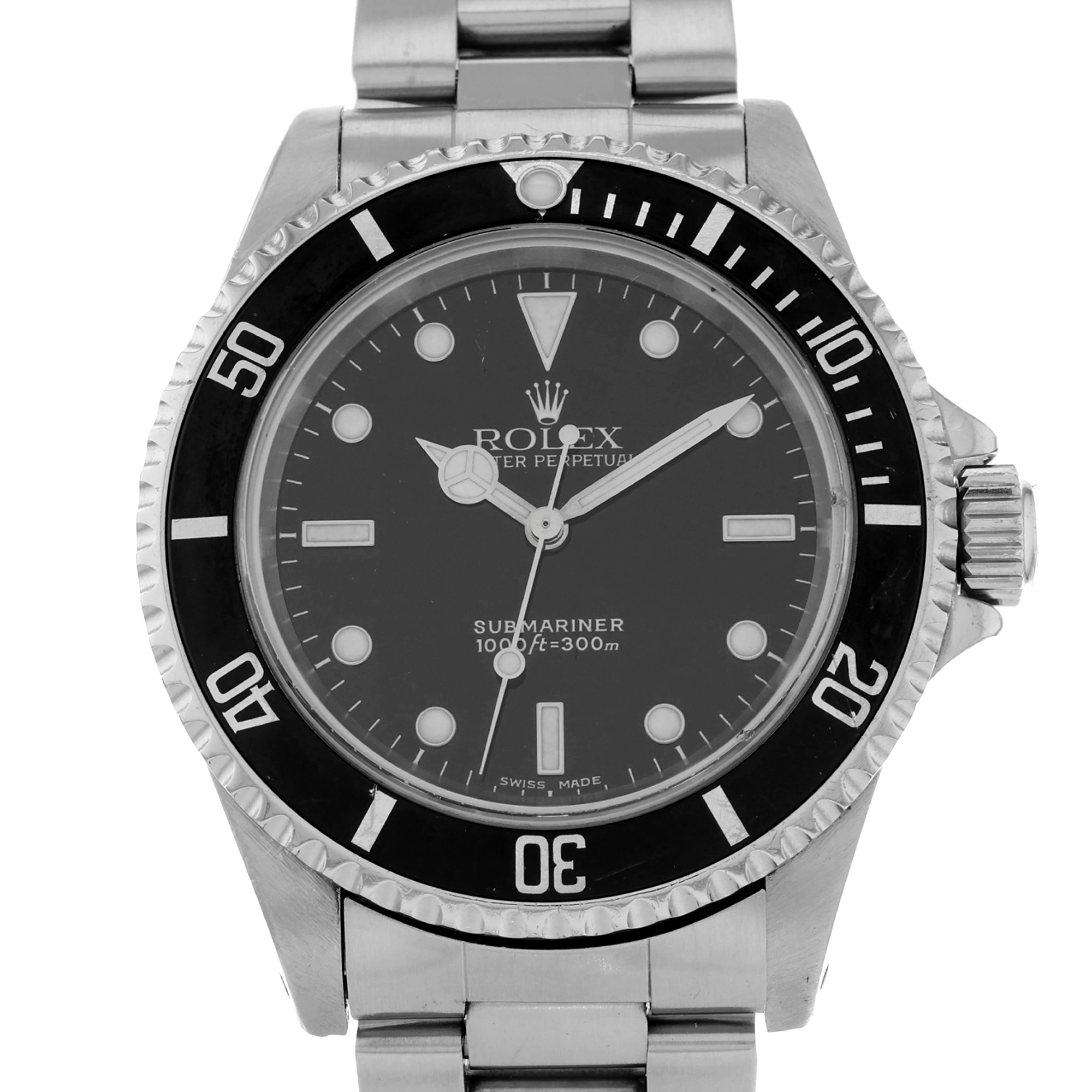 Rolex Submariner 14060 No Date Sports Diver Stainless Mens thumbnail 1