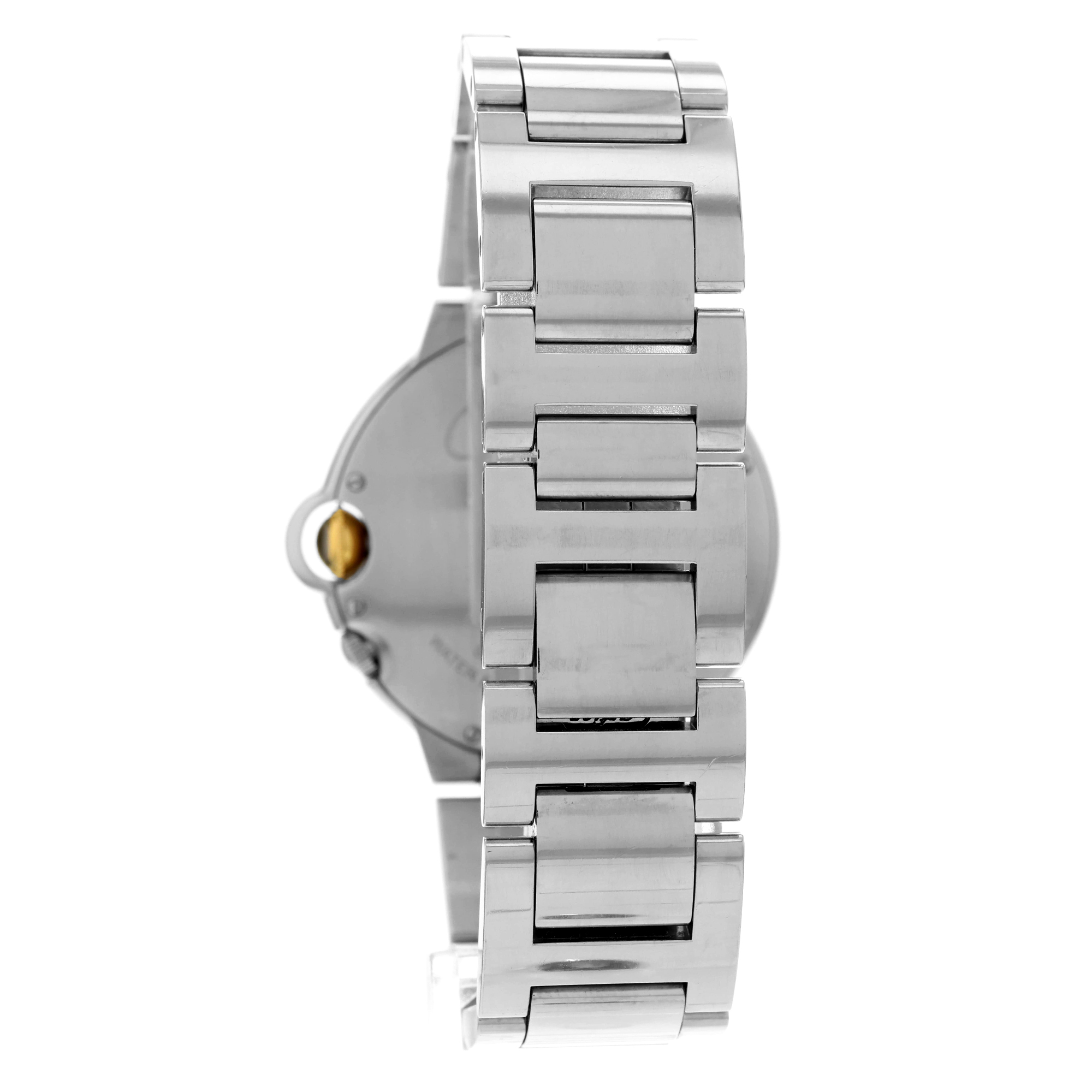 Cartier Ballon Bleu 38mm W6920027 3194 GMT Big Date Roman 18k Rose Gold Quartz thumbnail 5
