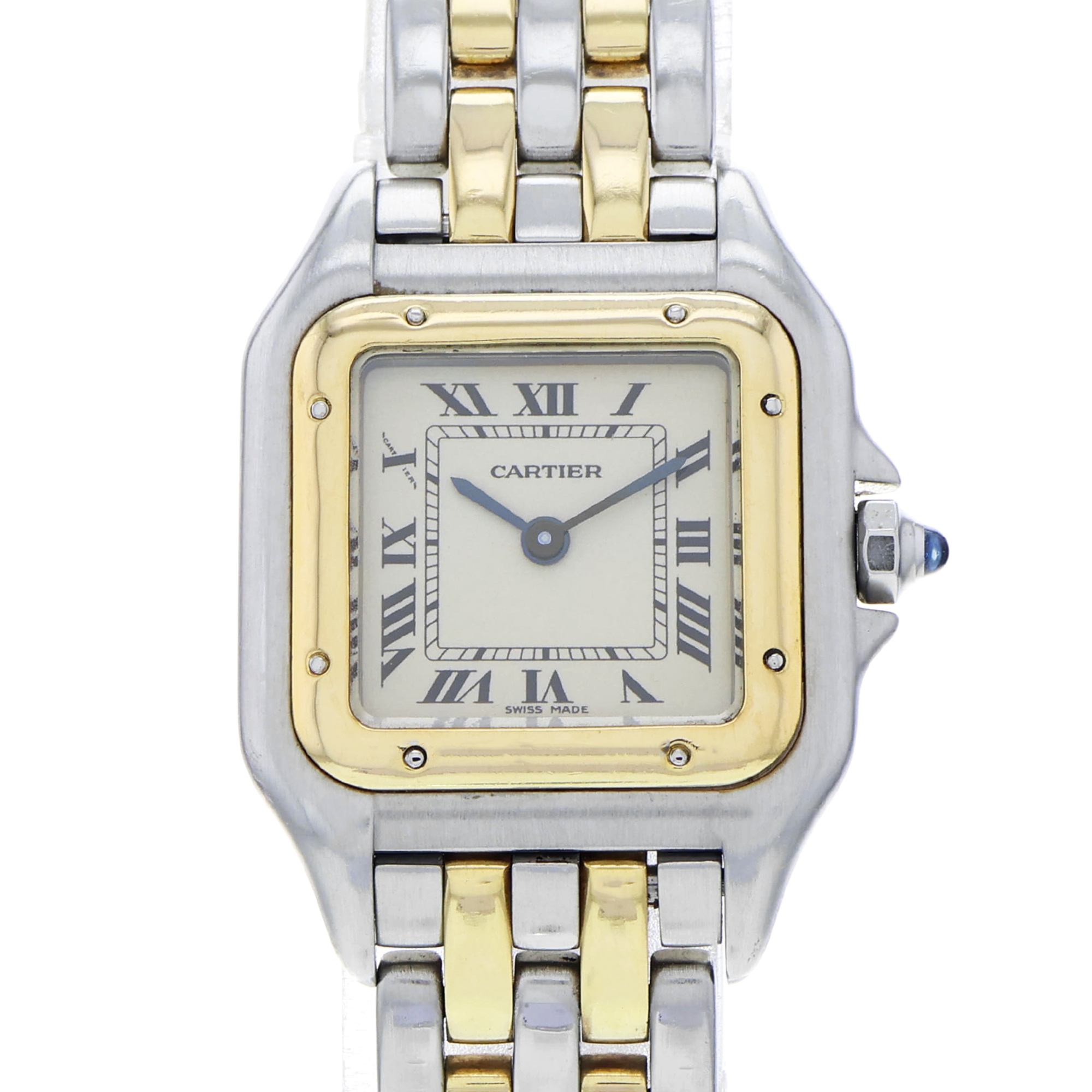 Cartier Panthère 1120 Small Two Row Roman 18k thumbnail 1