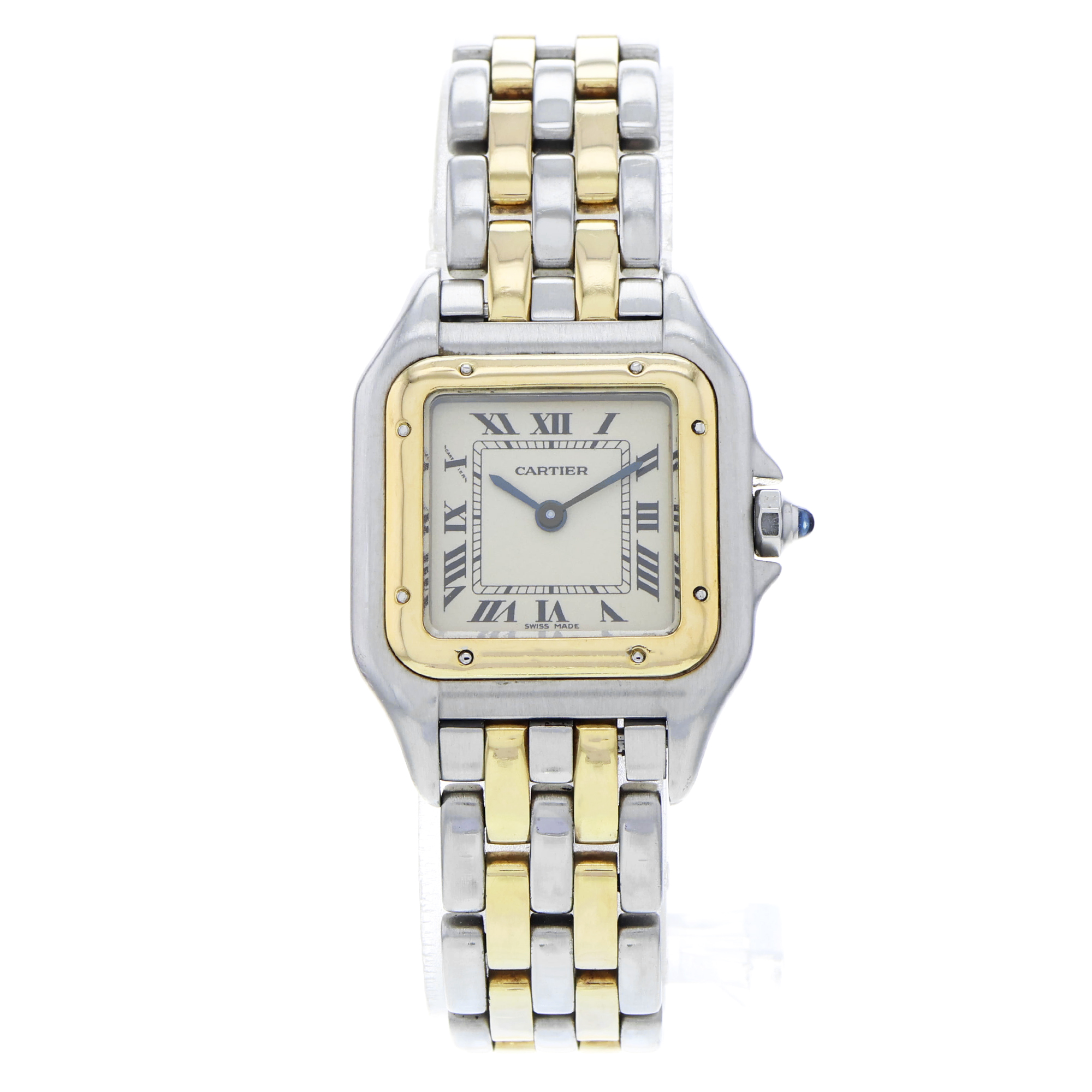 Cartier Panthère 1120 Small Two Row Roman 18k thumbnail 2