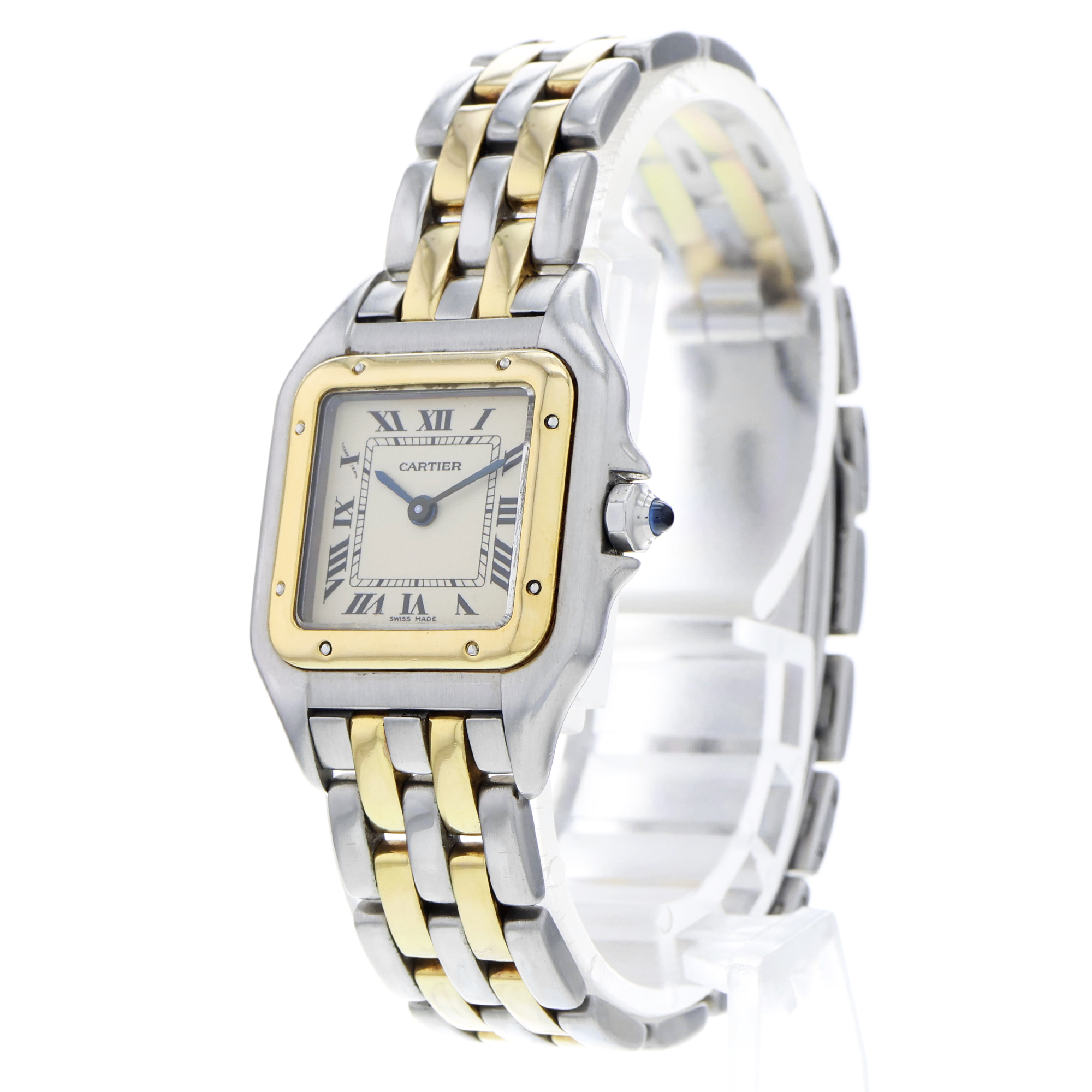 Cartier Panthère 1120 Small Two Row Roman 18k thumbnail 3