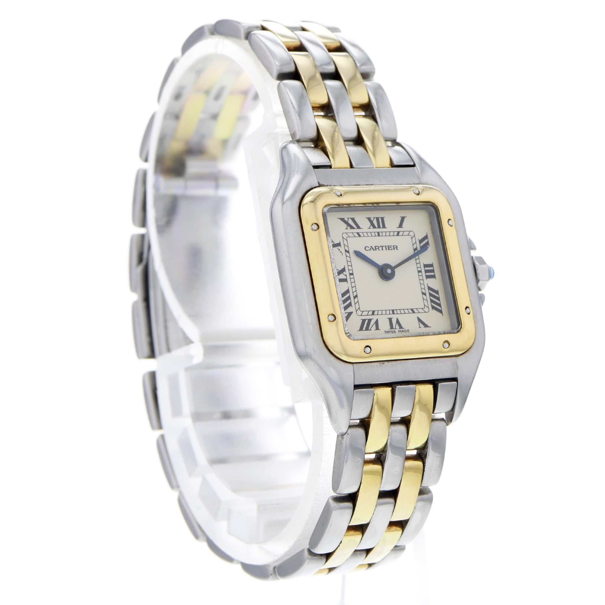Cartier Panthère 1120 Small Two Row Roman 18k thumbnail 4
