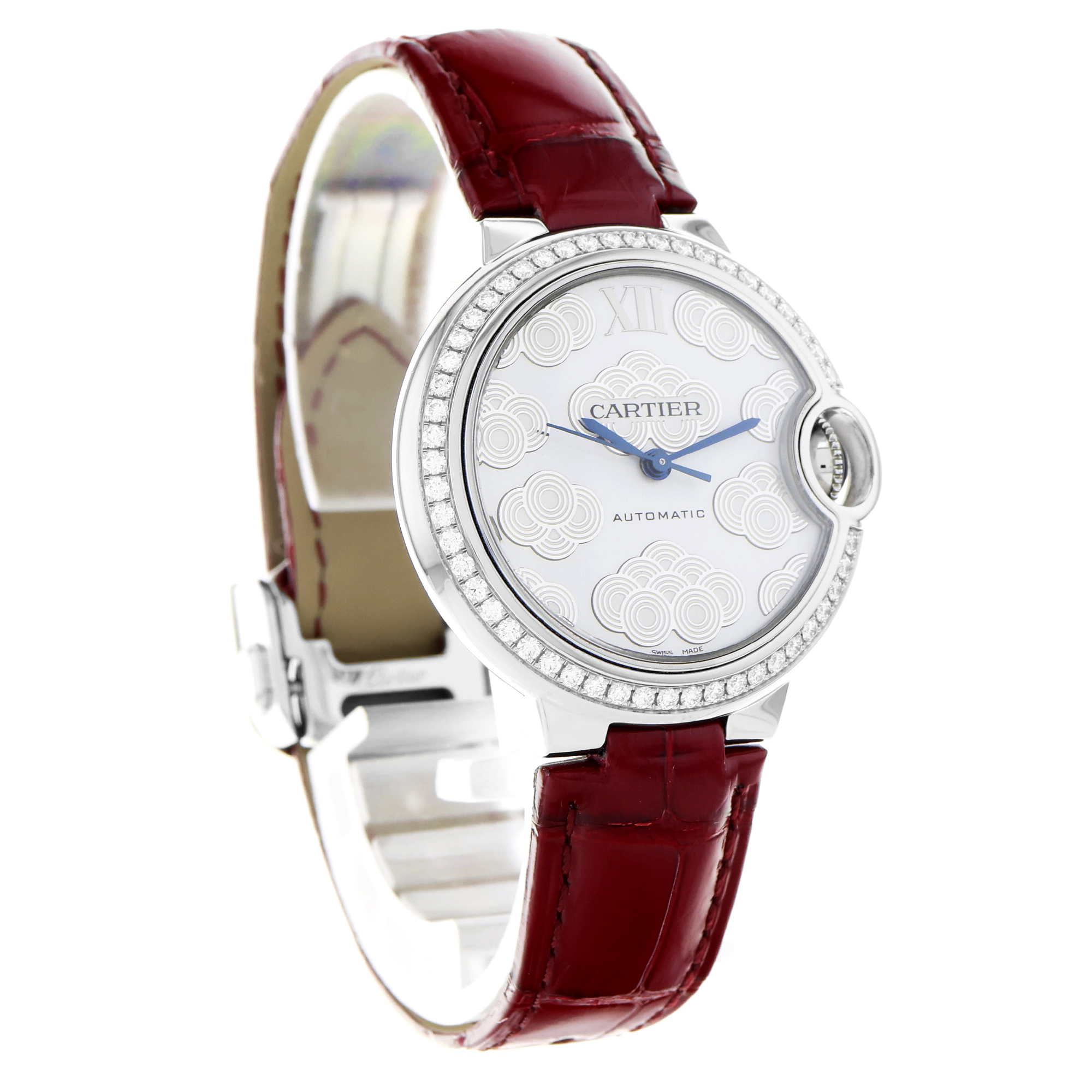 Cartier Ballon Bleu 33mm W4BB0027 3489 Factory Diamonds Lucky Clouds Limited 350 thumbnail 4