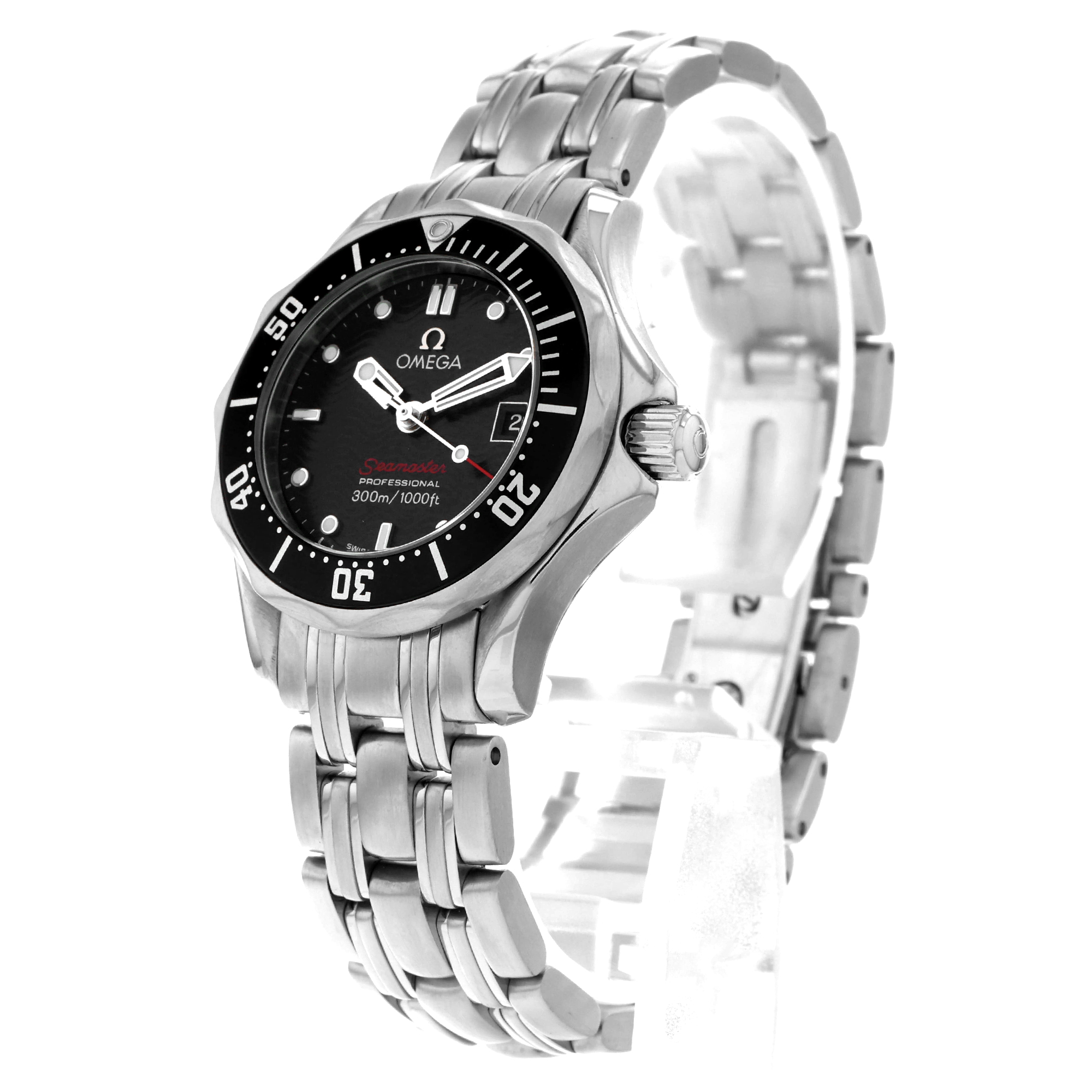 Omega Seamaster Diver 300 M 21230286101001 Black Quartz Ladies thumbnail 3