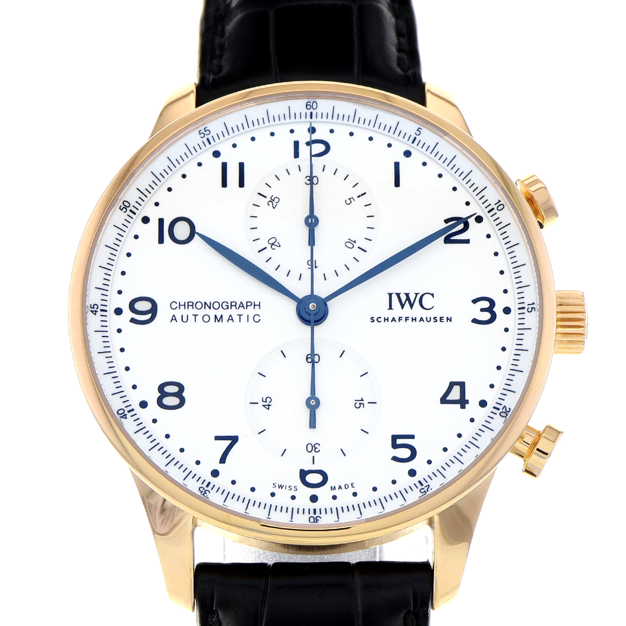 IWC Portuguese IW371603 White Dial Chronograph Automatic thumbnail 1