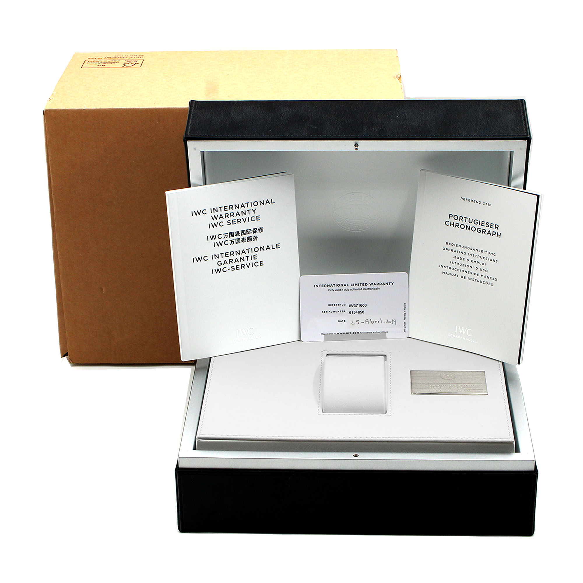 IWC Portuguese IW371603 White Dial Chronograph Automatic thumbnail 3