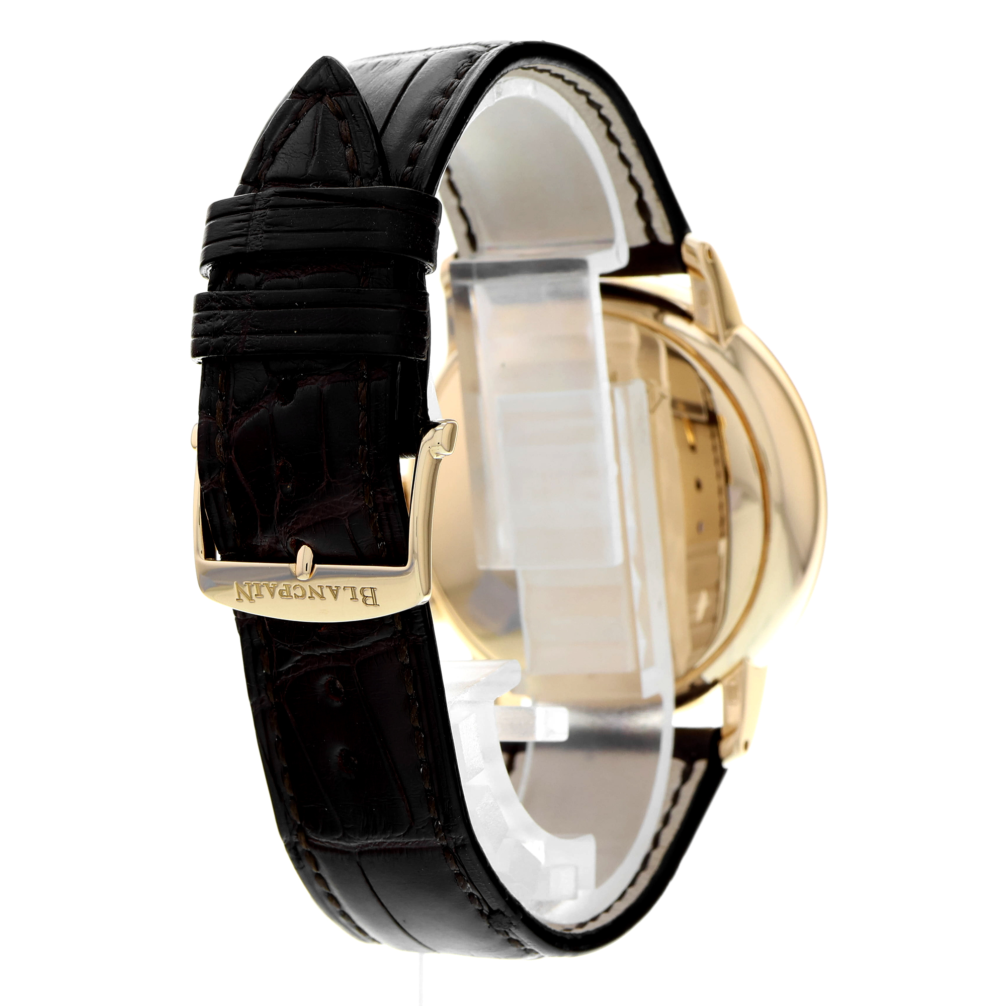 Blancpain Villeret 4082-3642-55B Chronograph White Roman 18k Rose Gold Mens thumbnail 5